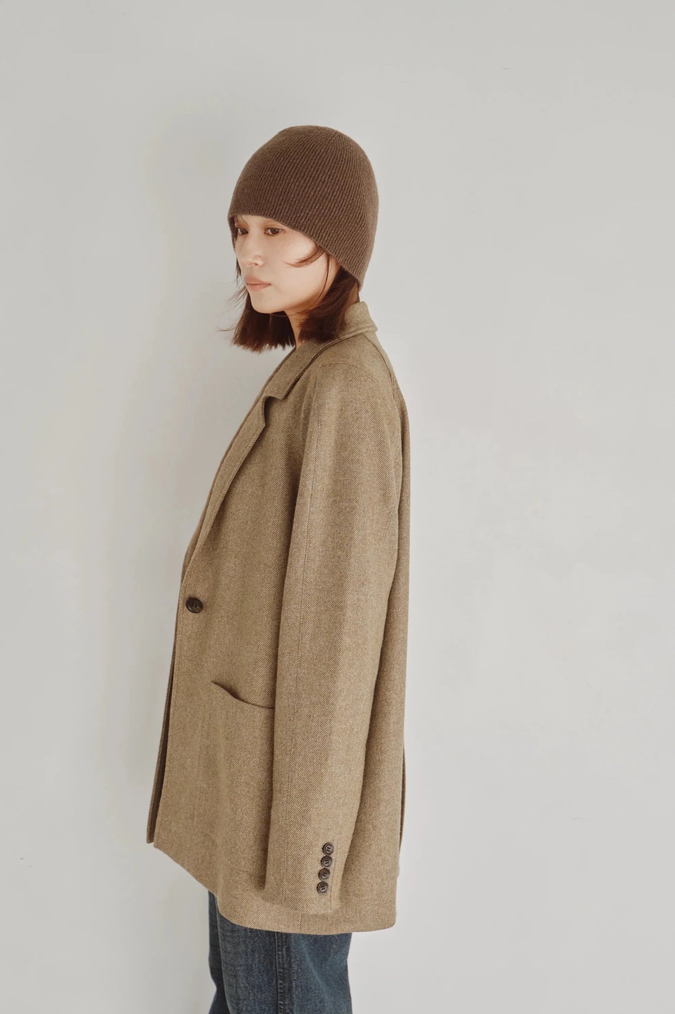 【Hella 2026 FALLWINTER COLLECTION】Design Sleeve Tailored Jacket - Champdelarose