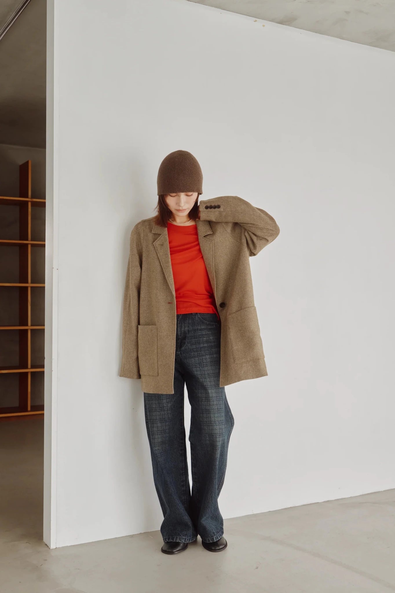 【Hella 2026 FALLWINTER COLLECTION】Design Sleeve Tailored Jacket - Champdelarose