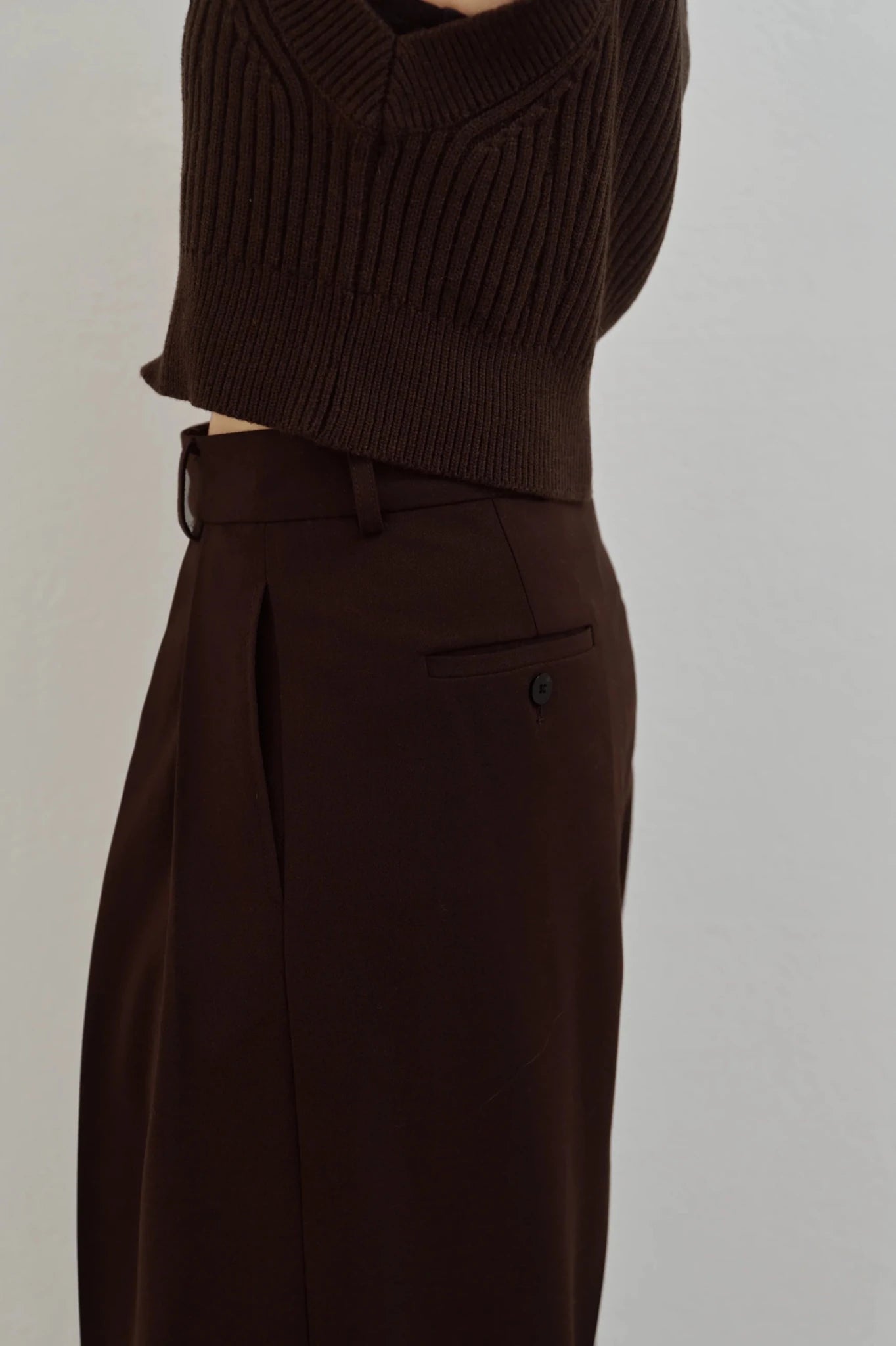 【Hella 2026 FALLWINTER COLLECTION】Double Tuck Twill Pants - Champdelarose