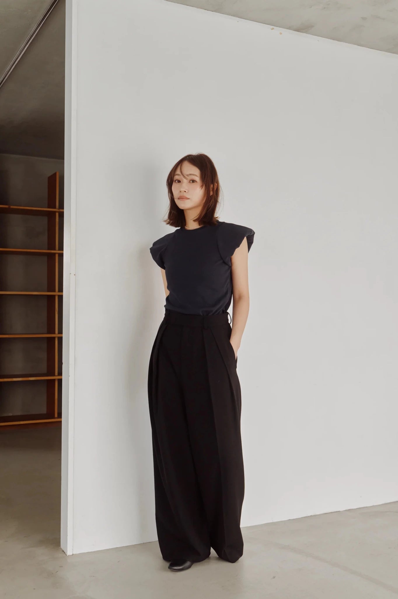 【Hella 2026 FALLWINTER COLLECTION】Double Tuck Twill Pants - Champdelarose