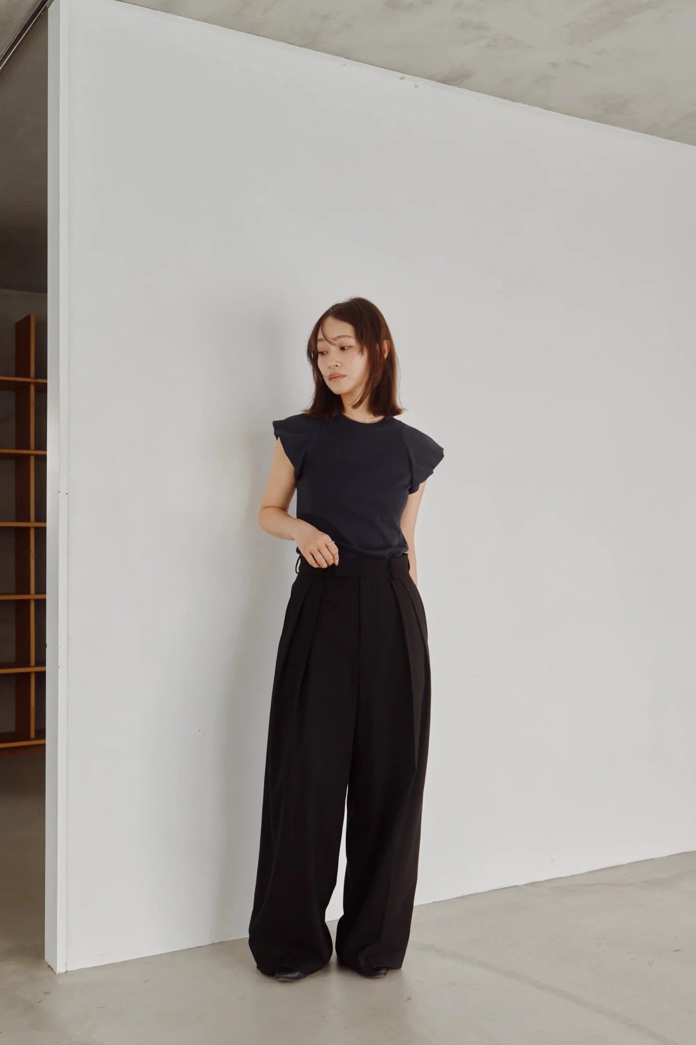 【Hella 2026 FALLWINTER COLLECTION】Double Tuck Twill Pants - Champdelarose