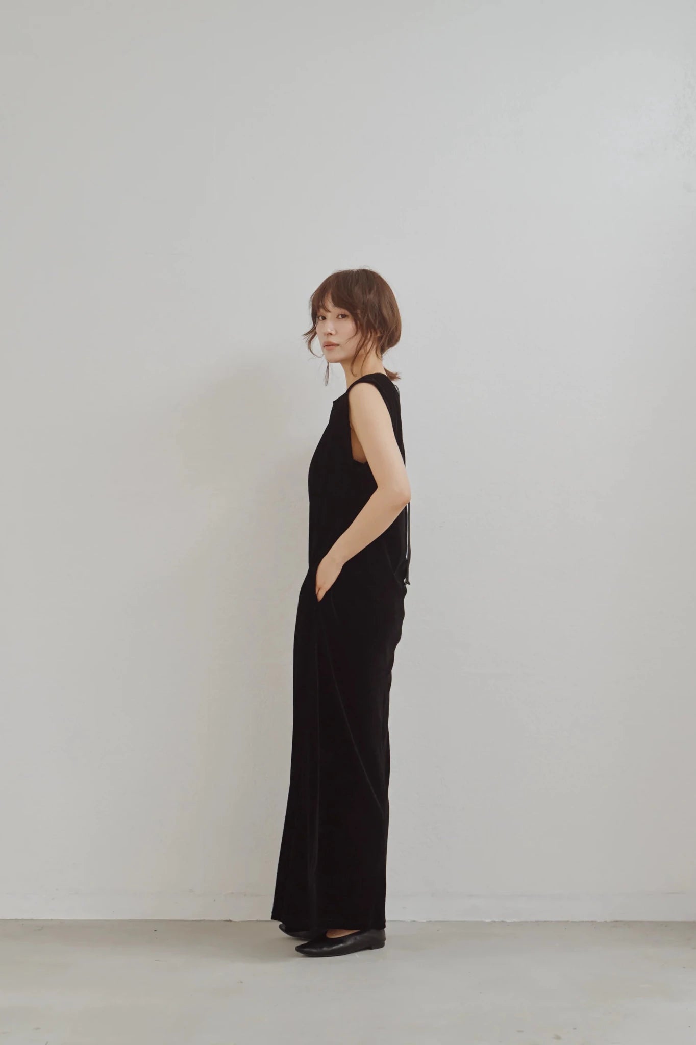 【Hella 2026 FALLWINTER COLLECTION】Flocked Tulle Back Code Dress - Champdelarose