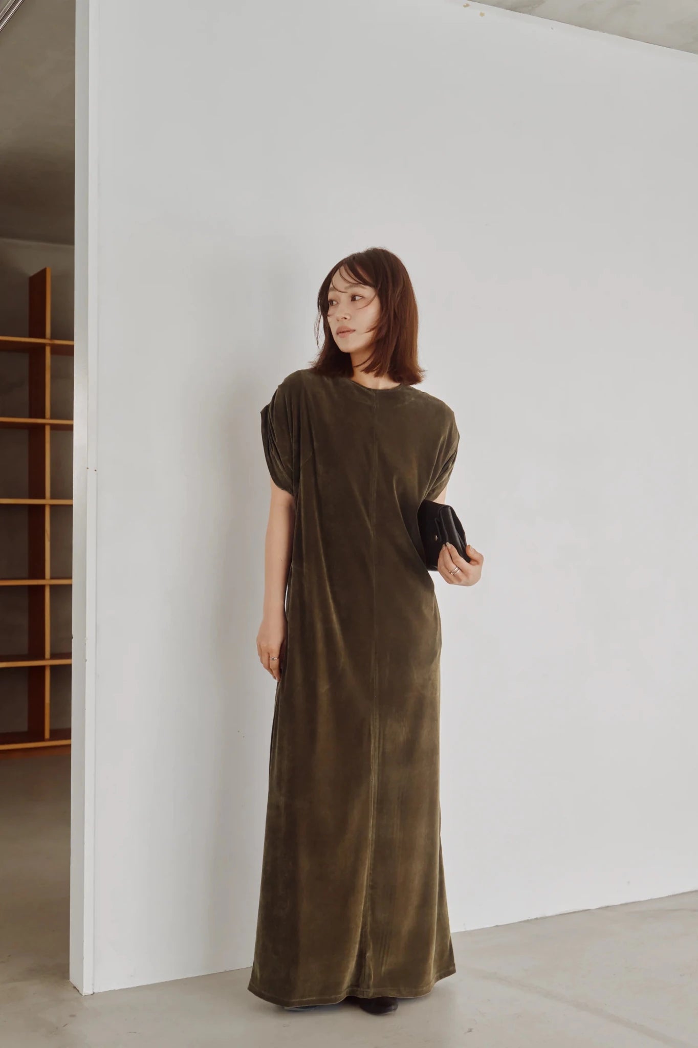 【Hella 2026 FALLWINTER COLLECTION】Flocked Tulle Back Code Dress - Champdelarose