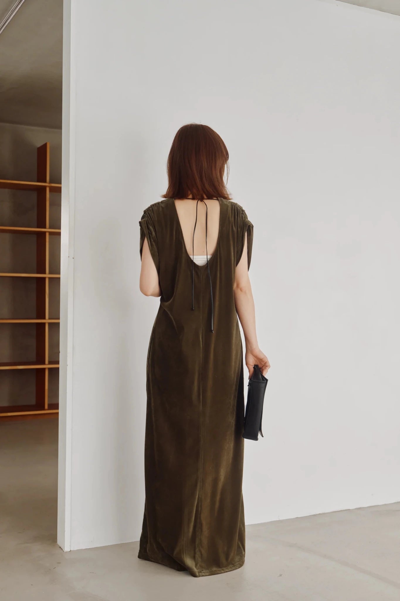 【Hella 2026 FALLWINTER COLLECTION】Flocked Tulle Back Code Dress - Champdelarose
