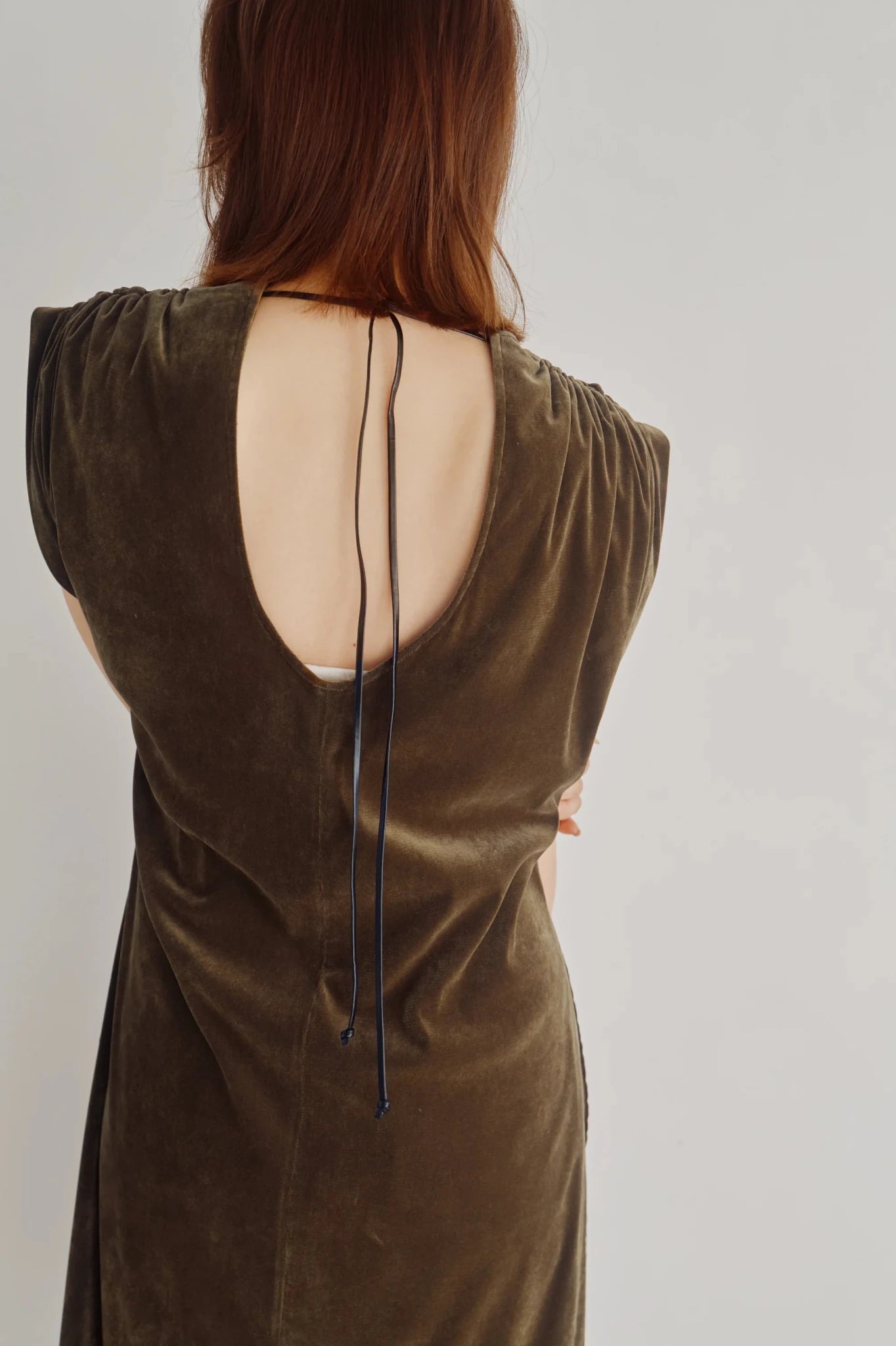 【Hella 2026 FALLWINTER COLLECTION】Flocked Tulle Back Code Dress - Champdelarose