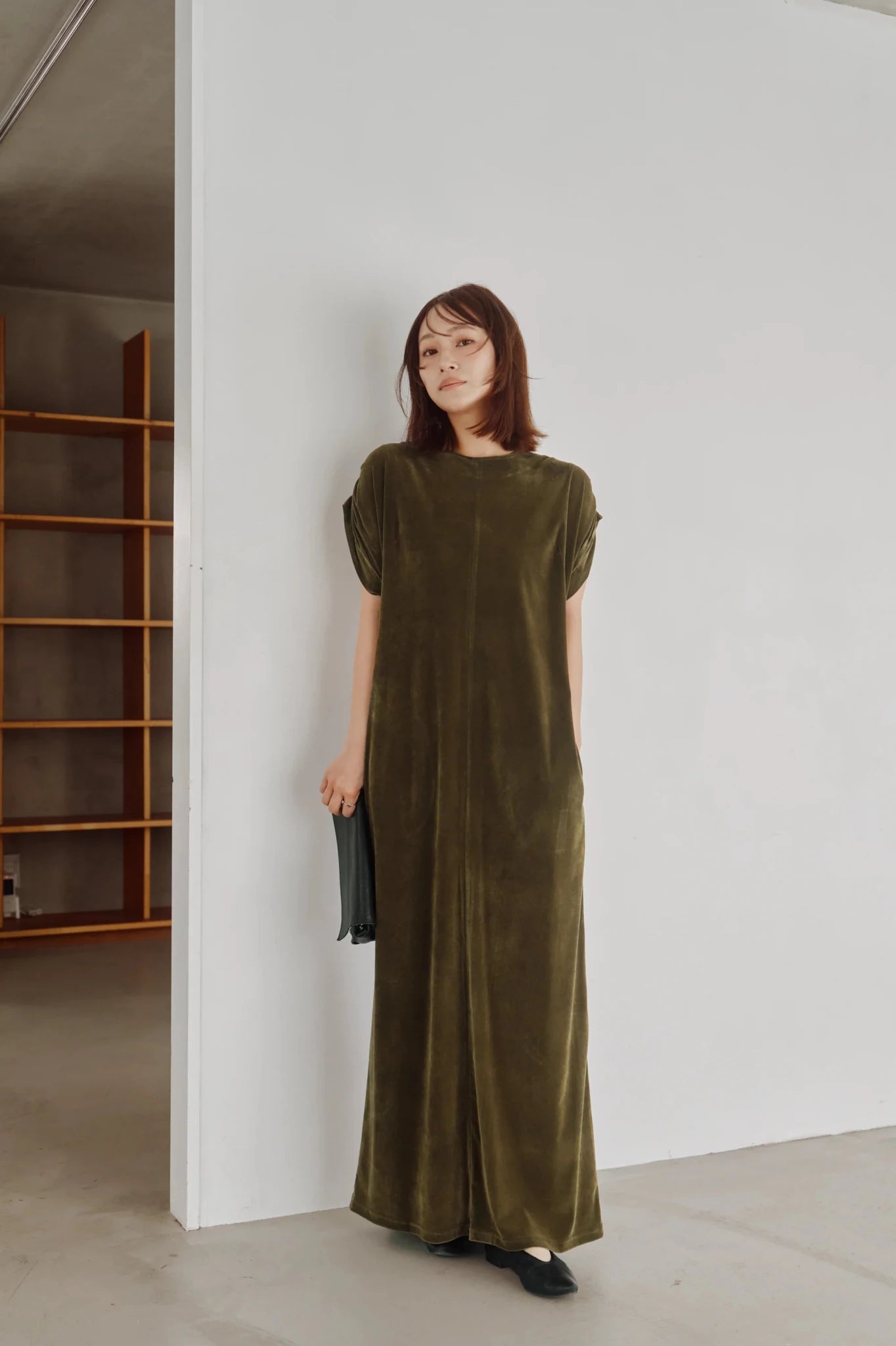 【Hella 2026 FALLWINTER COLLECTION】Flocked Tulle Back Code Dress - Champdelarose