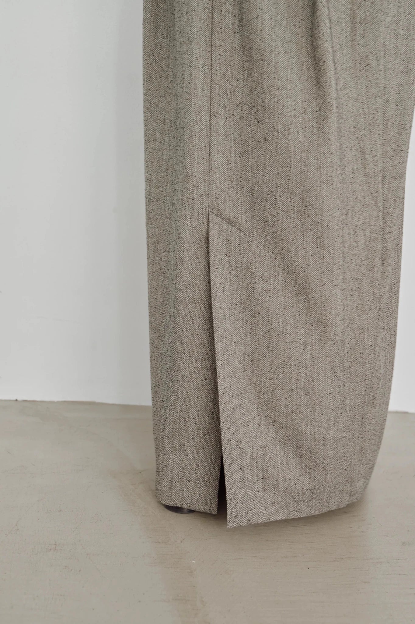 【Hella 2026 FALLWINTER COLLECTION】Herringbone Tweed Skirt - Champdelarose