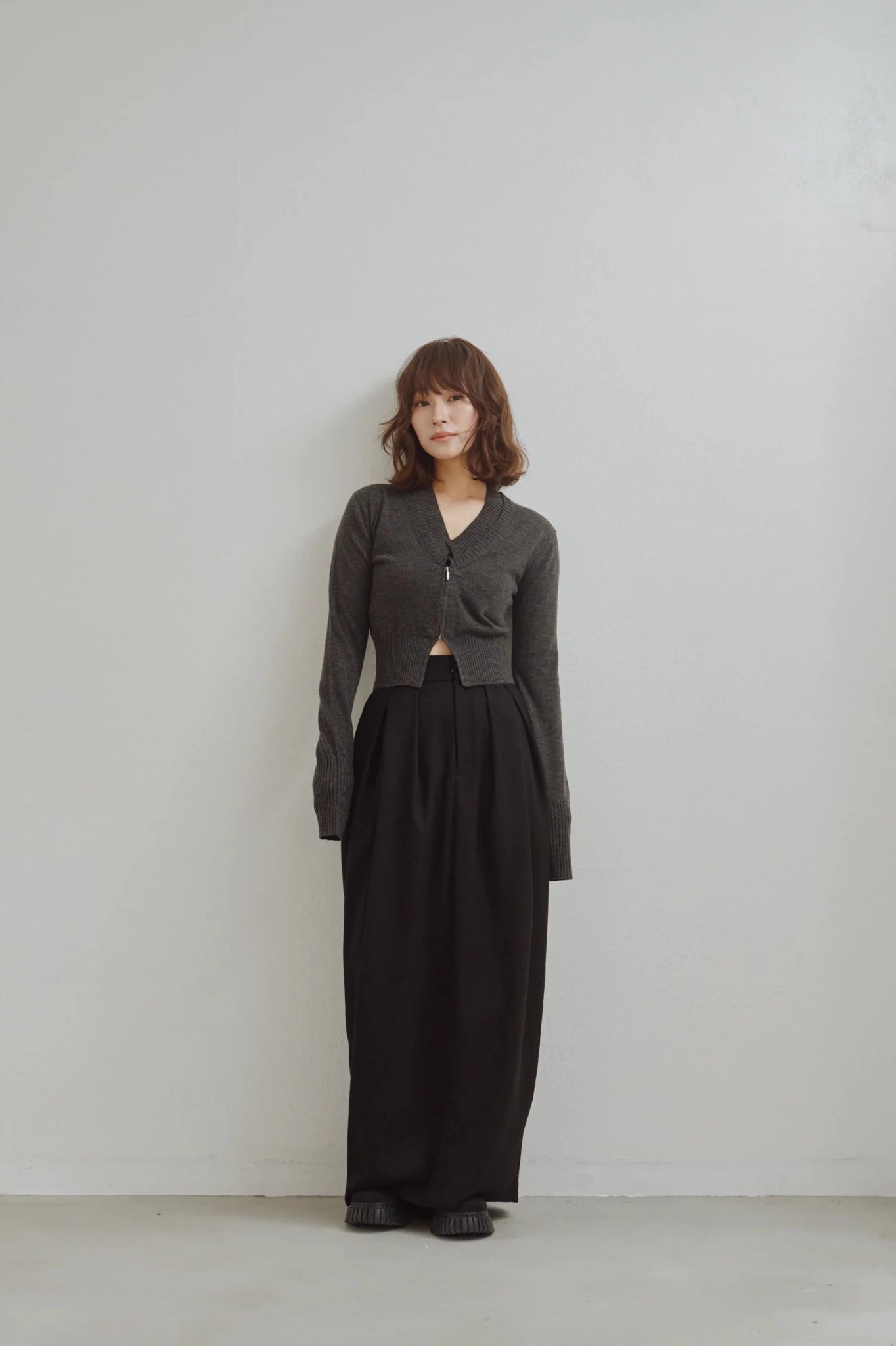 【Hella 2026 FALLWINTER COLLECTION】Herringbone Tweed Skirt - Champdelarose