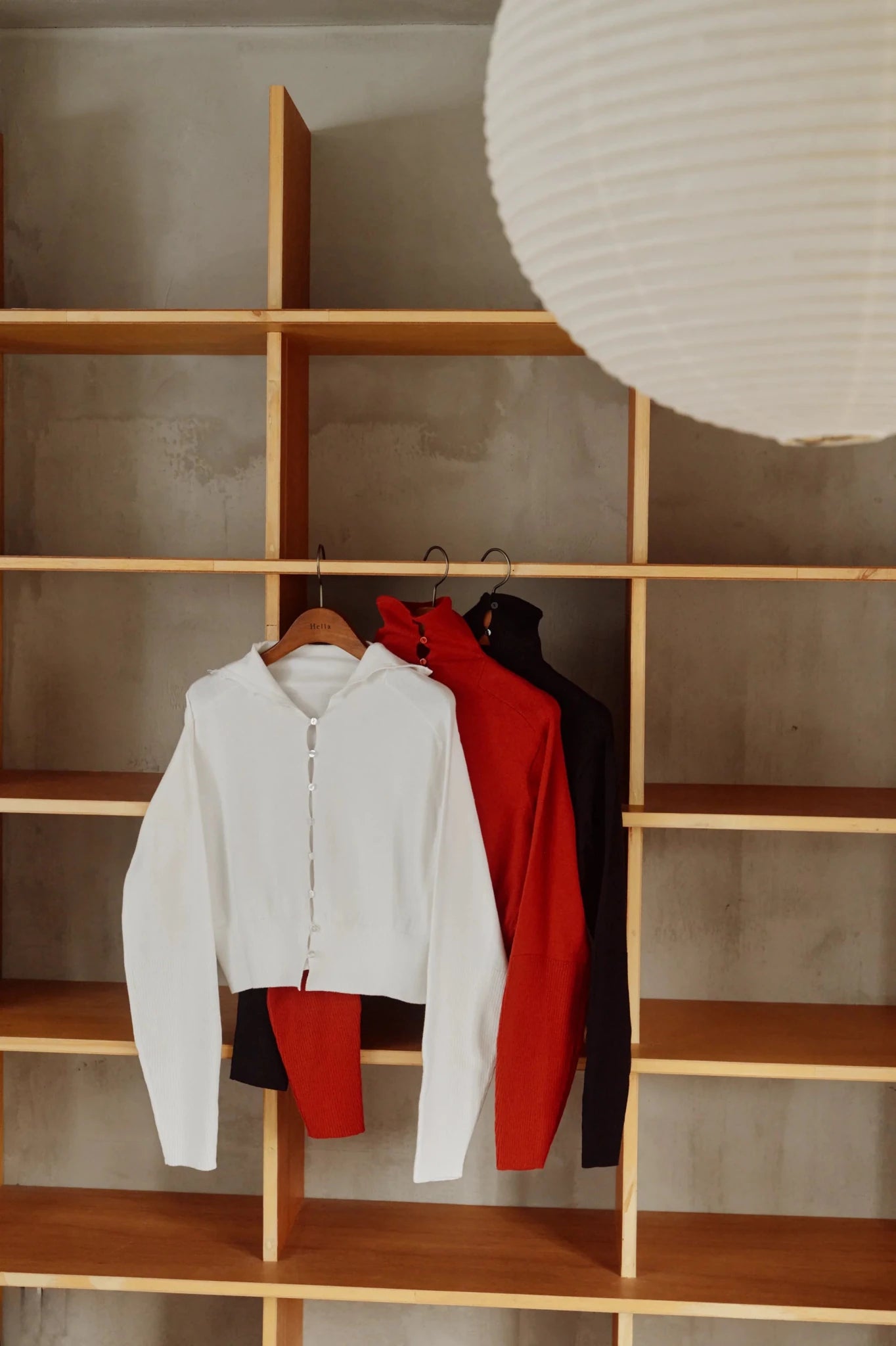 【Hella 2026 FALLWINTER COLLECTION】High Neck Knit Cardigan - Champdelarose
