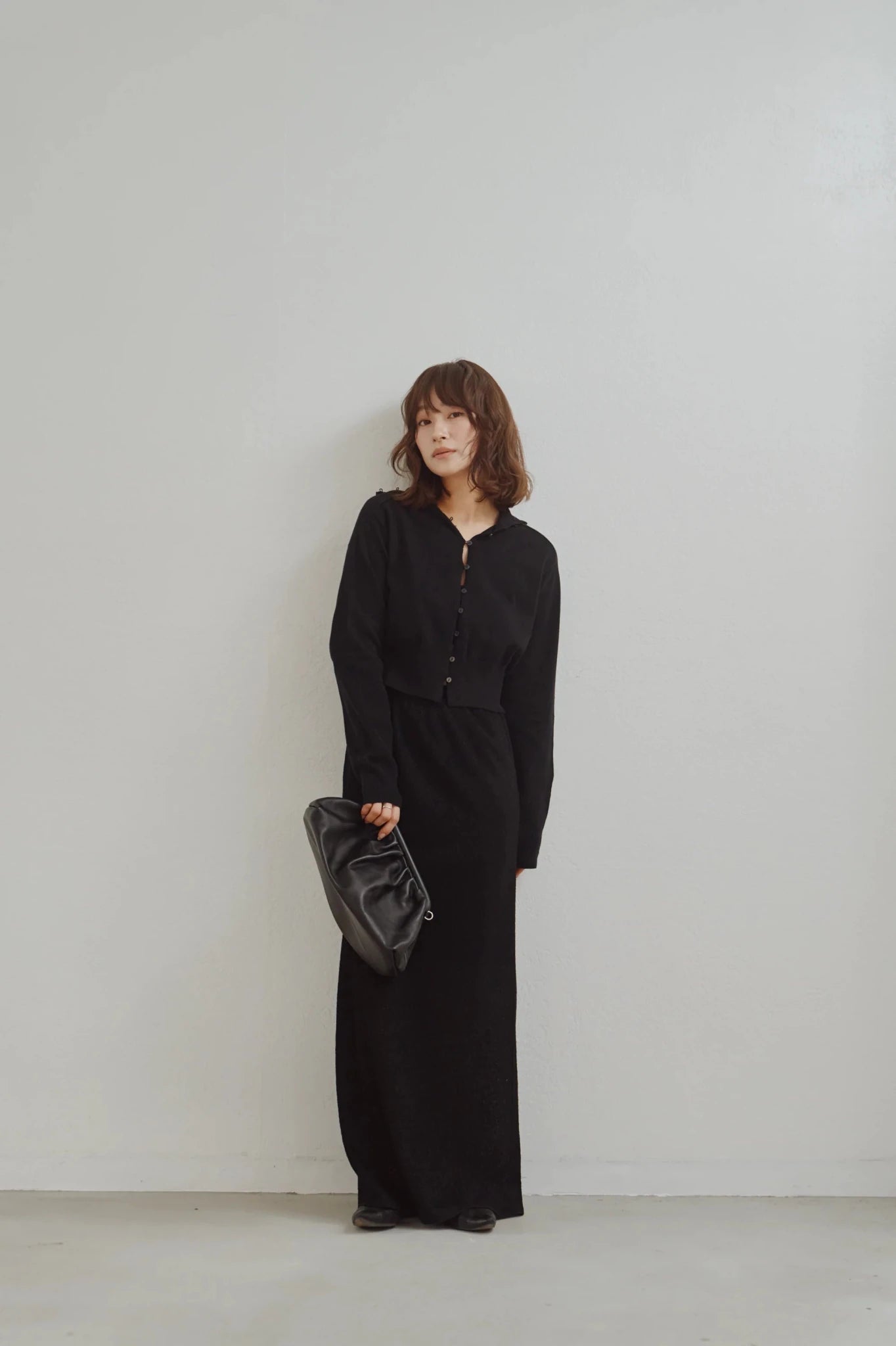 【Hella 2026 FALLWINTER COLLECTION】High Neck Knit Cardigan - Champdelarose