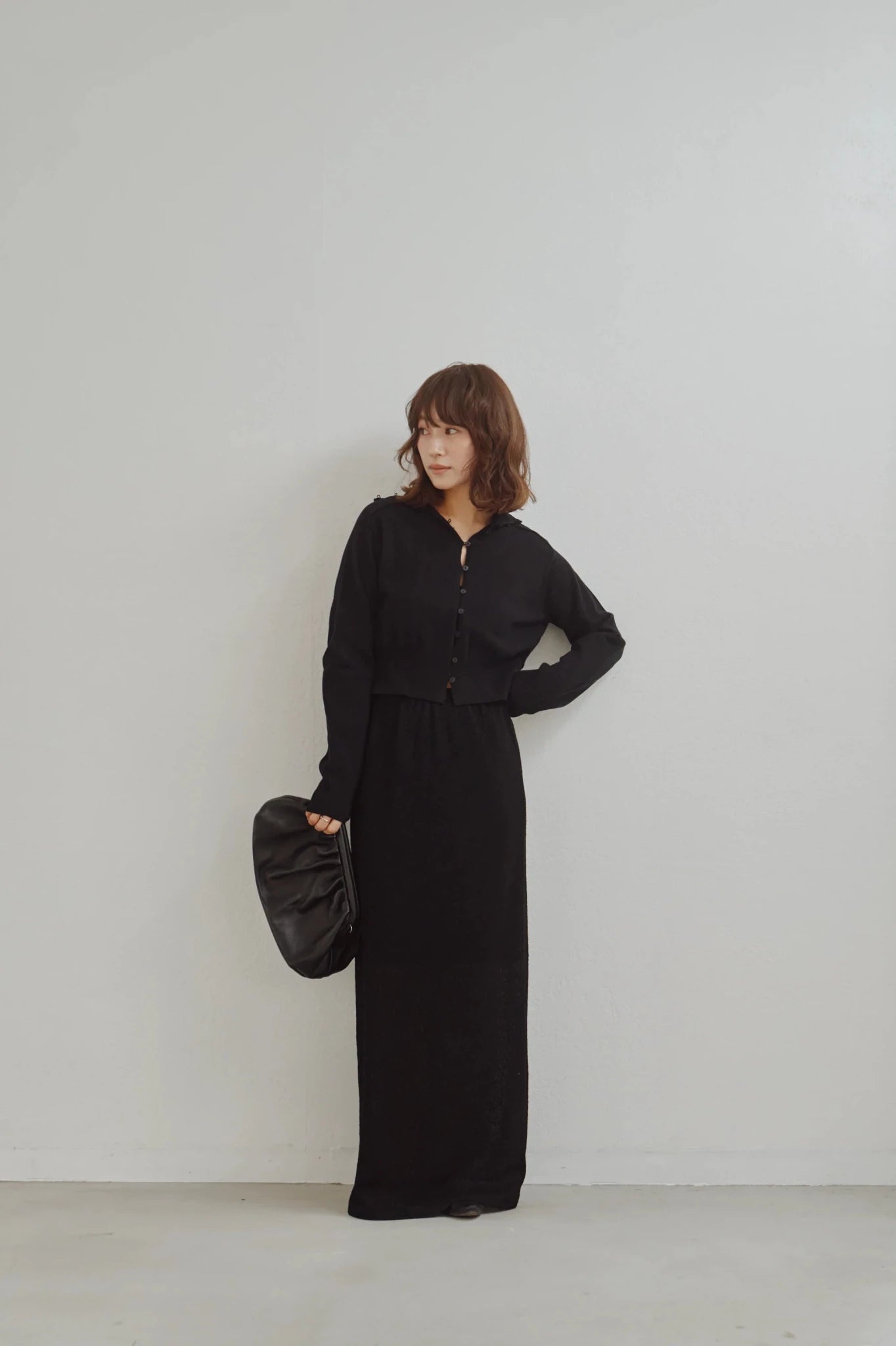 【Hella 2026 FALLWINTER COLLECTION】High Neck Knit Cardigan - Champdelarose