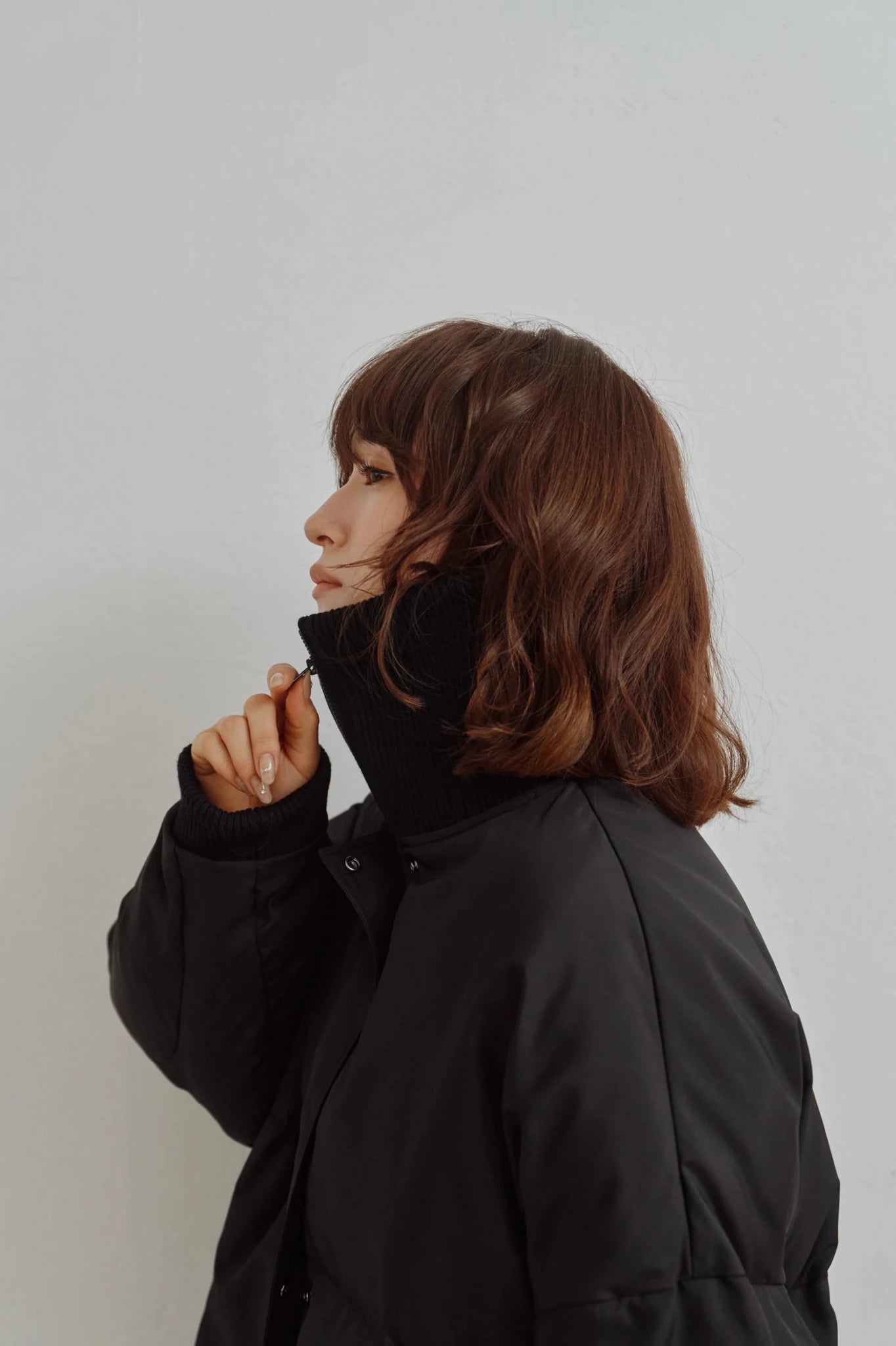 【Hella 2026 FALLWINTER COLLECTION】High Neck Padded Coat - Champdelarose