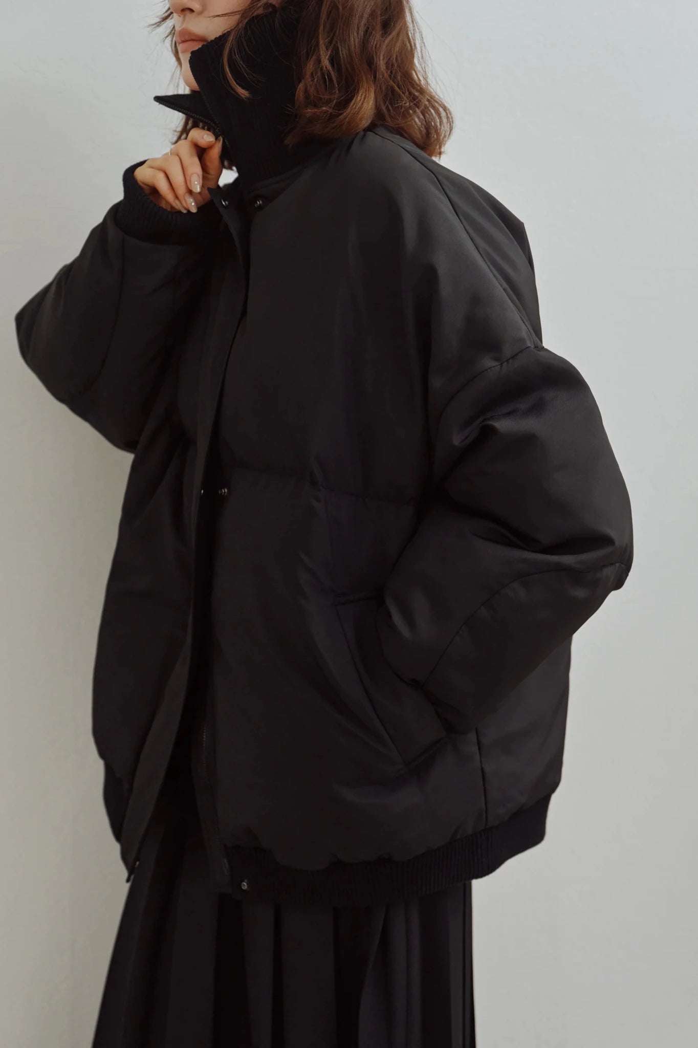 【Hella 2026 FALLWINTER COLLECTION】High Neck Padded Coat - Champdelarose