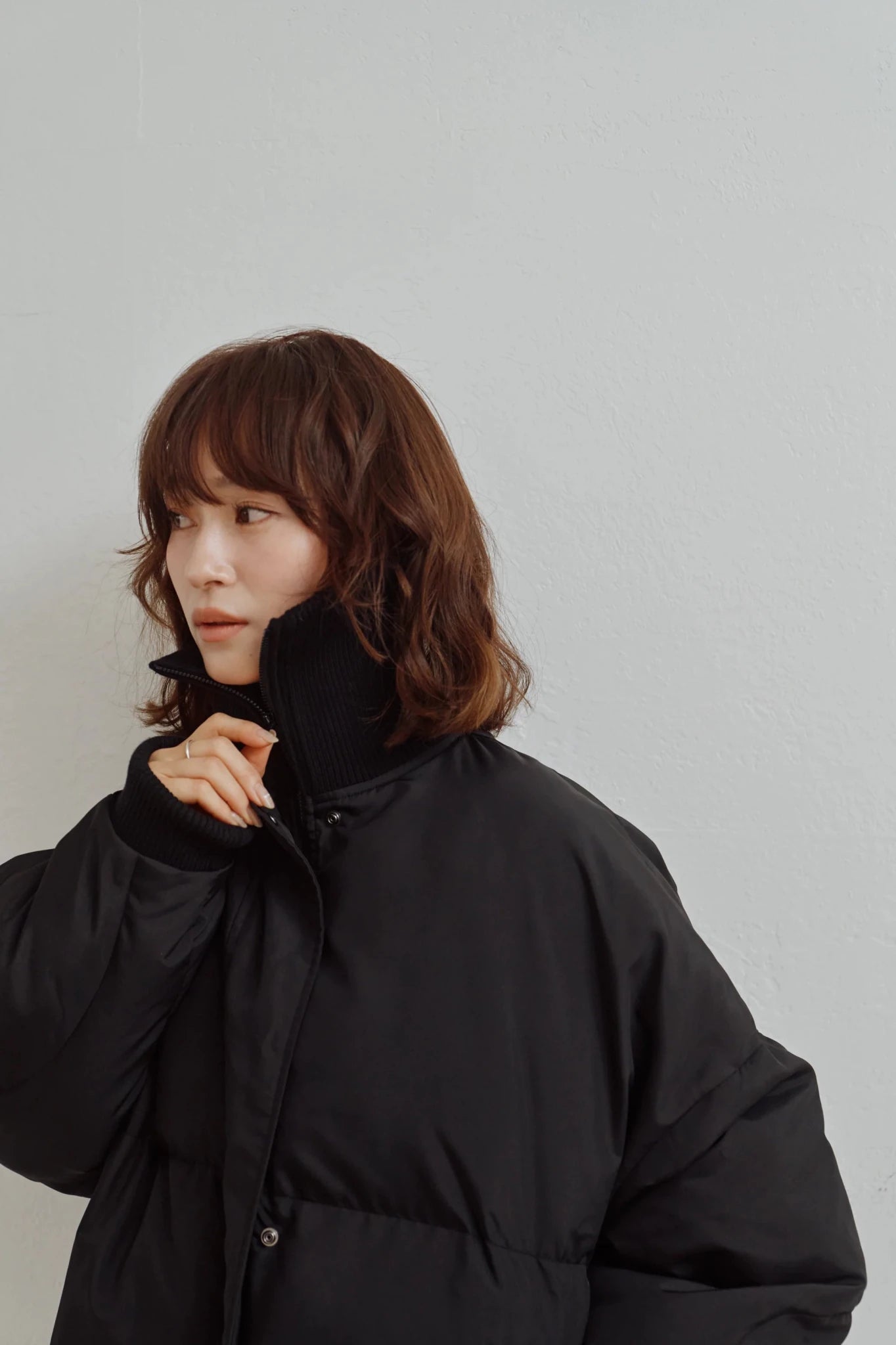 【Hella 2026 FALLWINTER COLLECTION】High Neck Padded Coat - Champdelarose