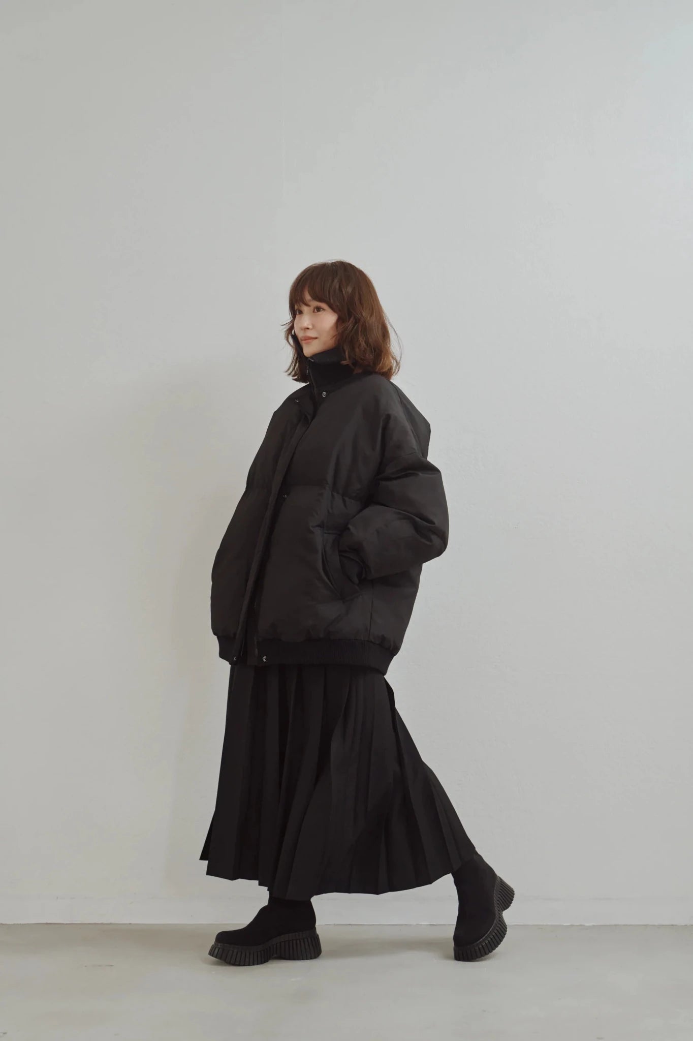 【Hella 2026 FALLWINTER COLLECTION】High Neck Padded Coat - Champdelarose
