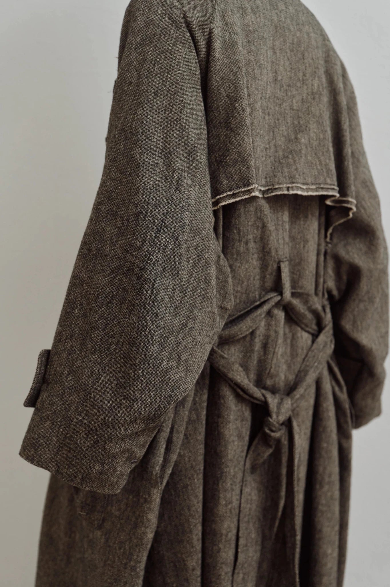 【Hella 2026 FALLWINTER COLLECTION】Linen Wool Trench Coat - Champdelarose