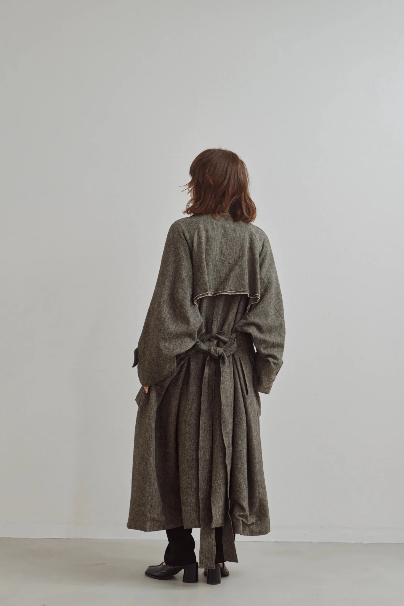 【Hella 2026 FALLWINTER COLLECTION】Linen Wool Trench Coat - Champdelarose