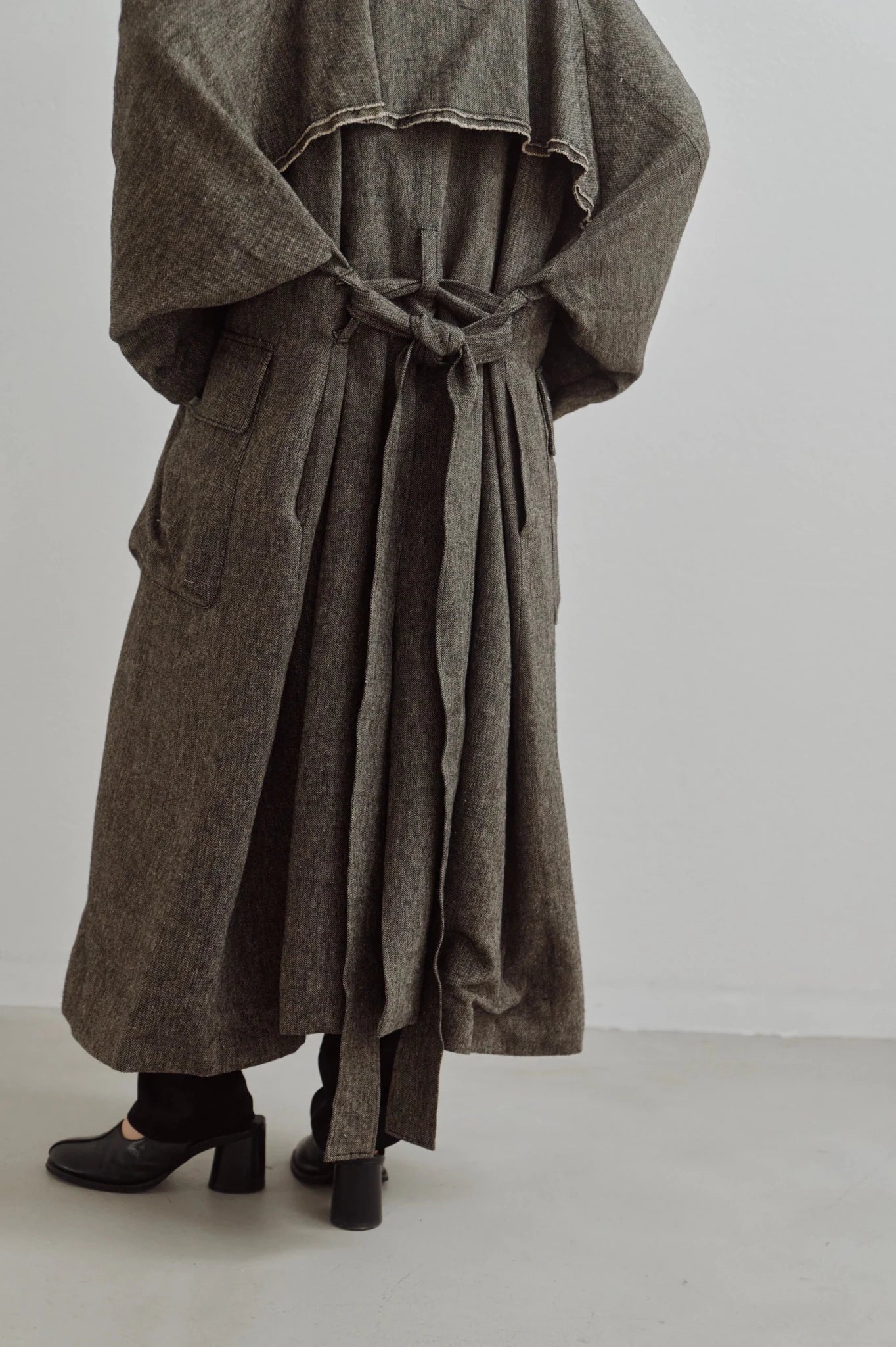 【Hella 2026 FALLWINTER COLLECTION】Linen Wool Trench Coat - Champdelarose