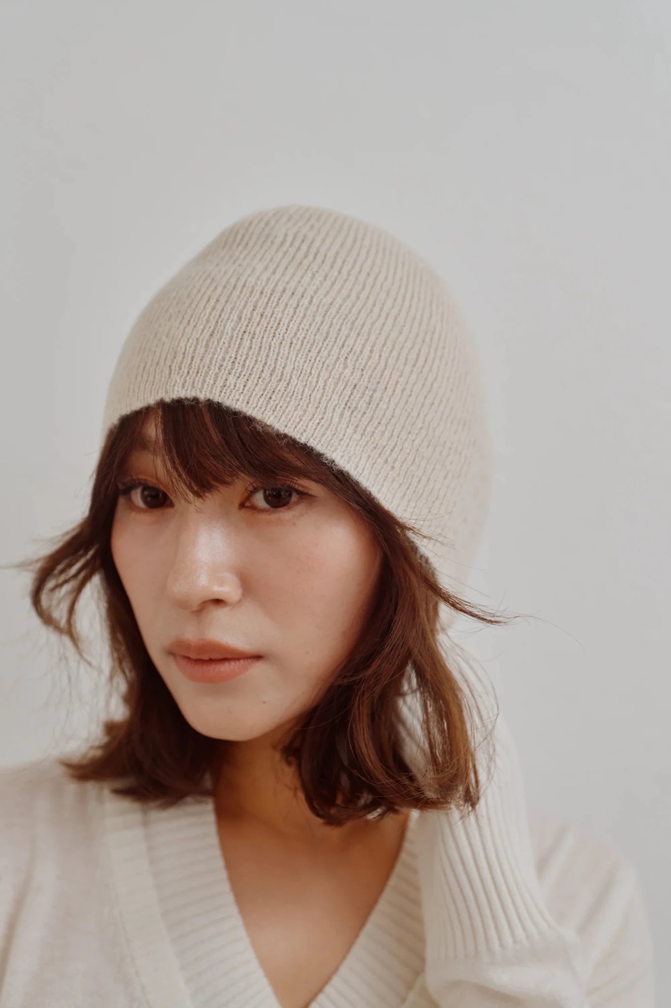 【Hella 2026 FALLWINTER COLLECTION】Rib Knit Beanie - Champdelarose