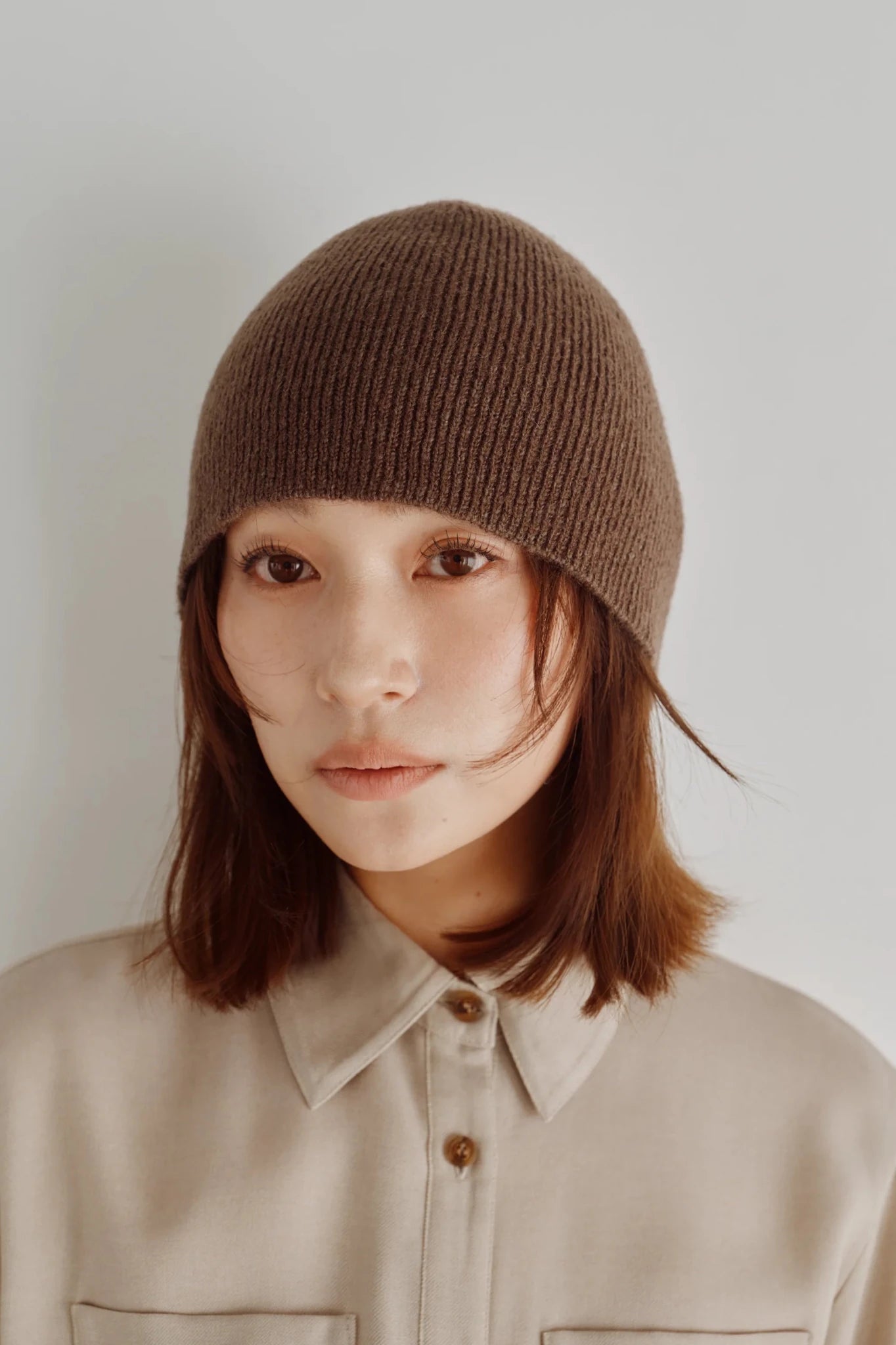 【Hella 2026 FALLWINTER COLLECTION】Rib Knit Beanie - Champdelarose