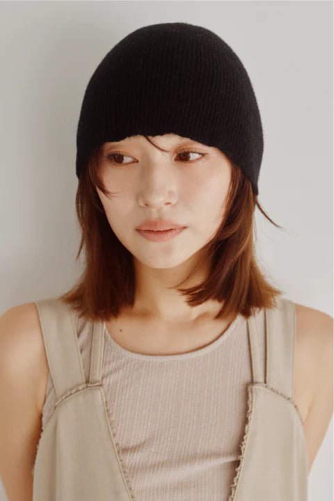 【Hella 2026 FALLWINTER COLLECTION】Rib Knit Beanie - Champdelarose