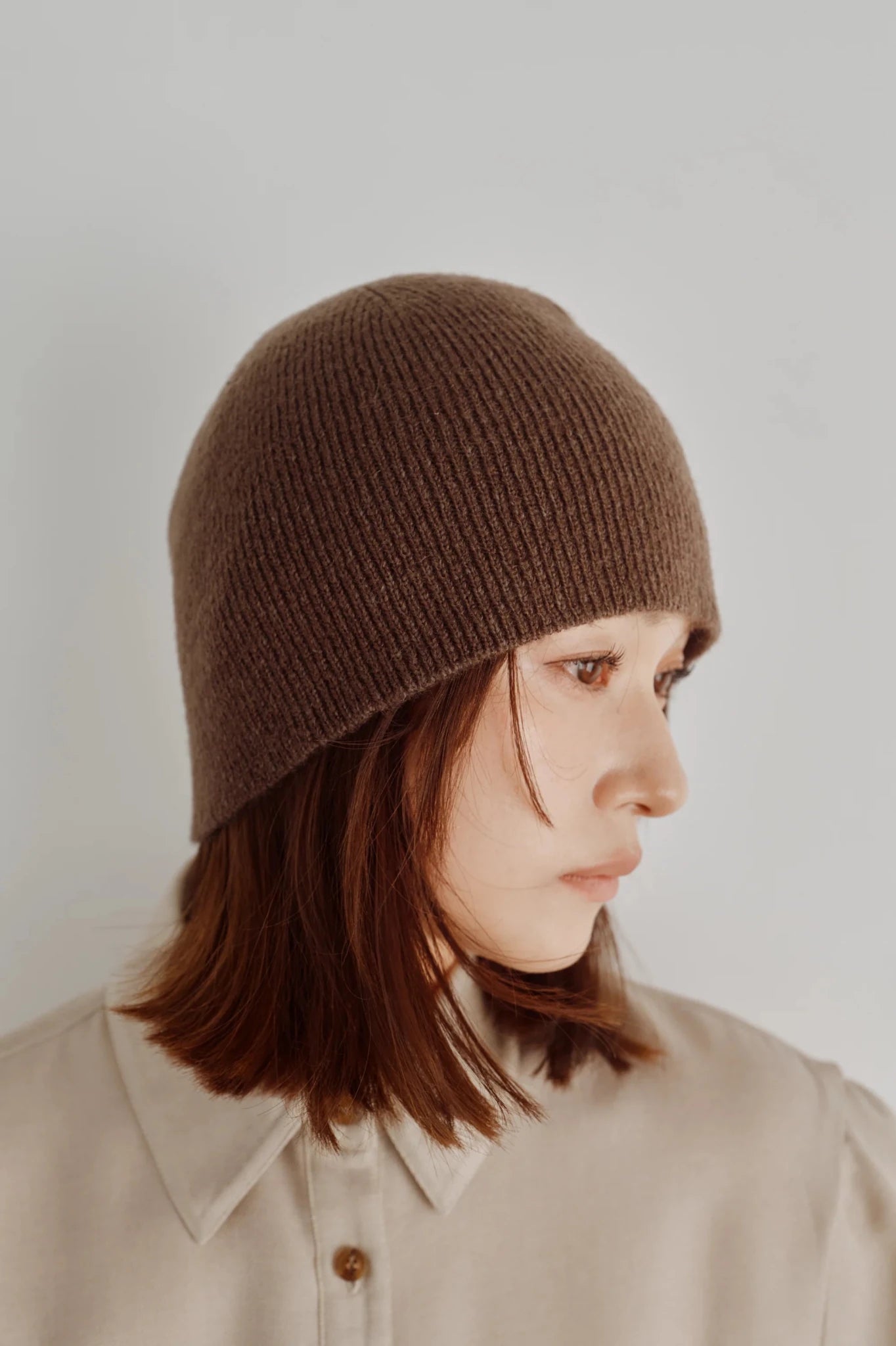 【Hella 2026 FALLWINTER COLLECTION】Rib Knit Beanie - Champdelarose