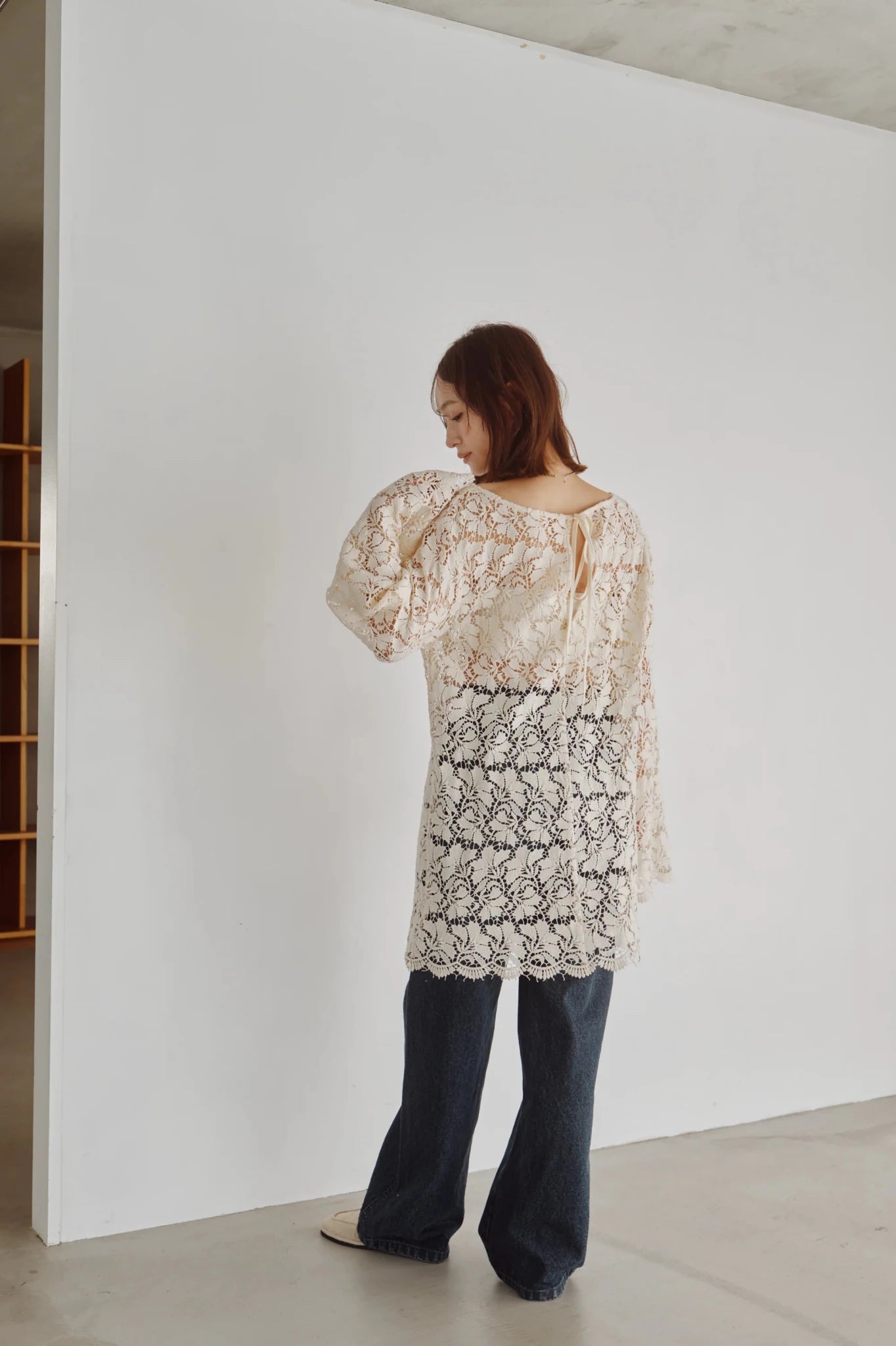 【Hella 2026 FALLWINTER COLLECTION】Scalloped Lace Top - Champdelarose