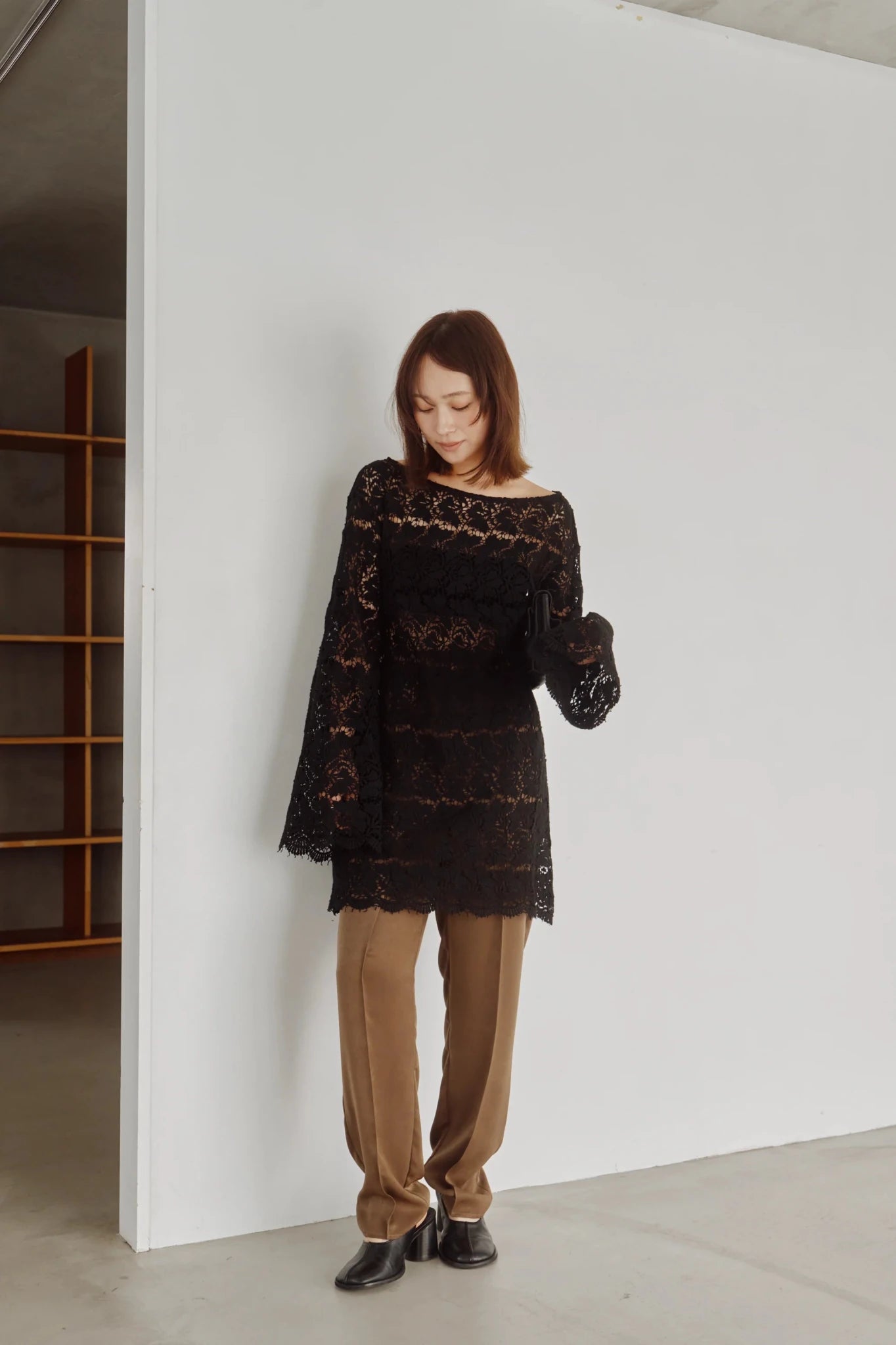【Hella 2026 FALLWINTER COLLECTION】Scalloped Lace Top - Champdelarose