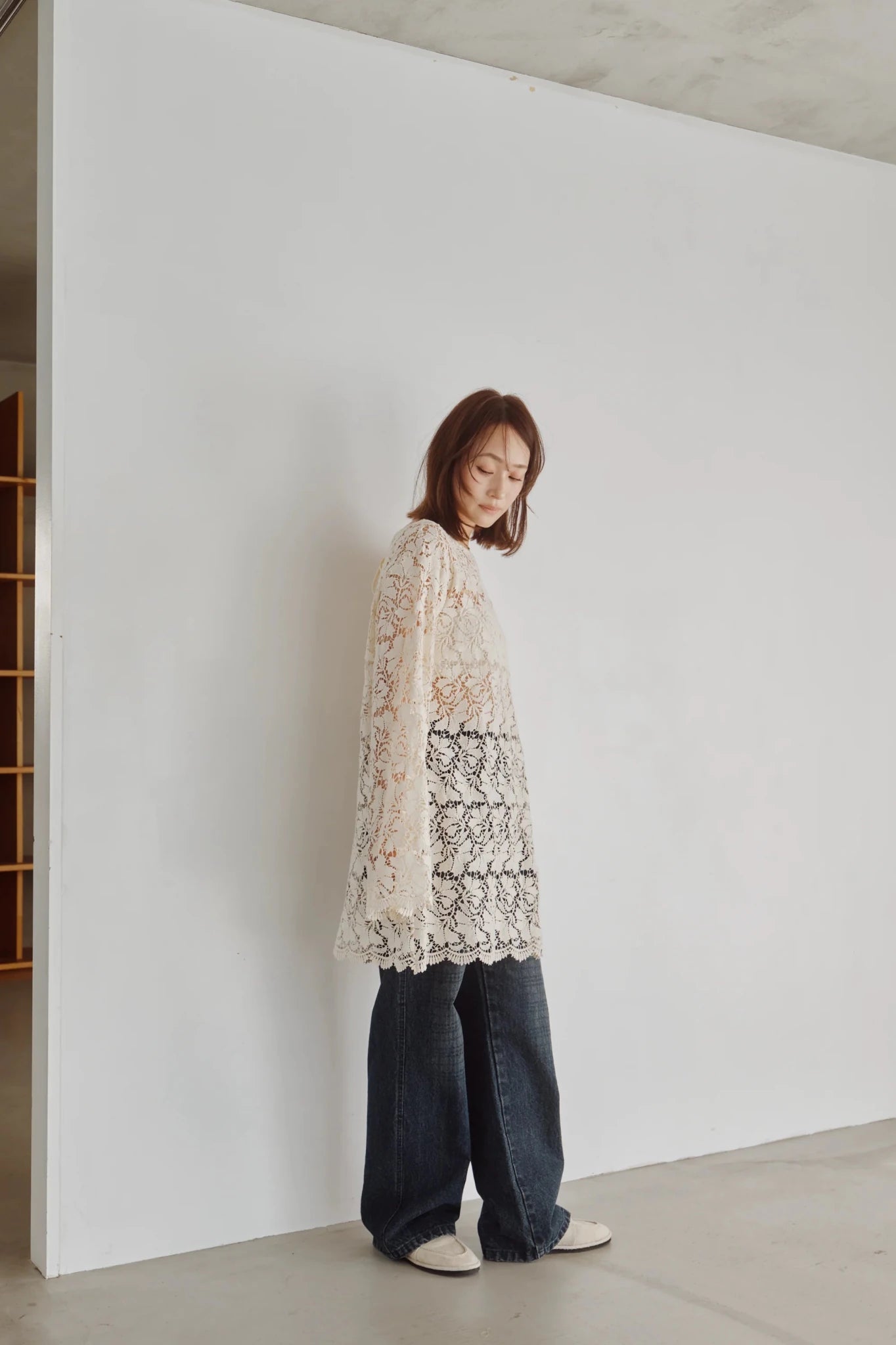 【Hella 2026 FALLWINTER COLLECTION】Scalloped Lace Top - Champdelarose