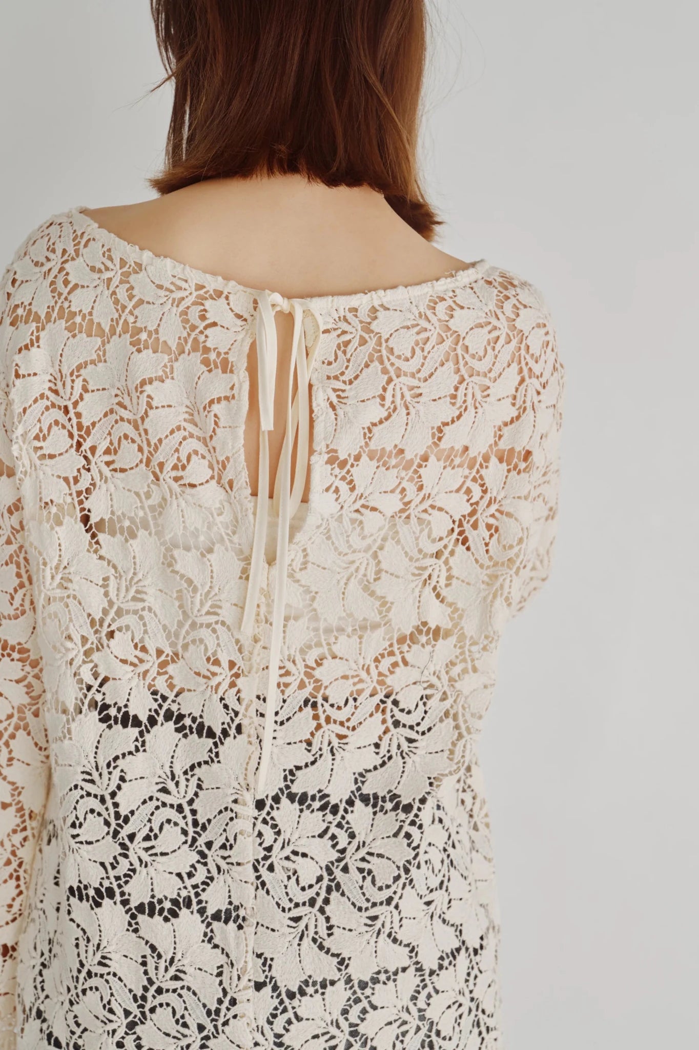 【Hella 2026 FALLWINTER COLLECTION】Scalloped Lace Top - Champdelarose