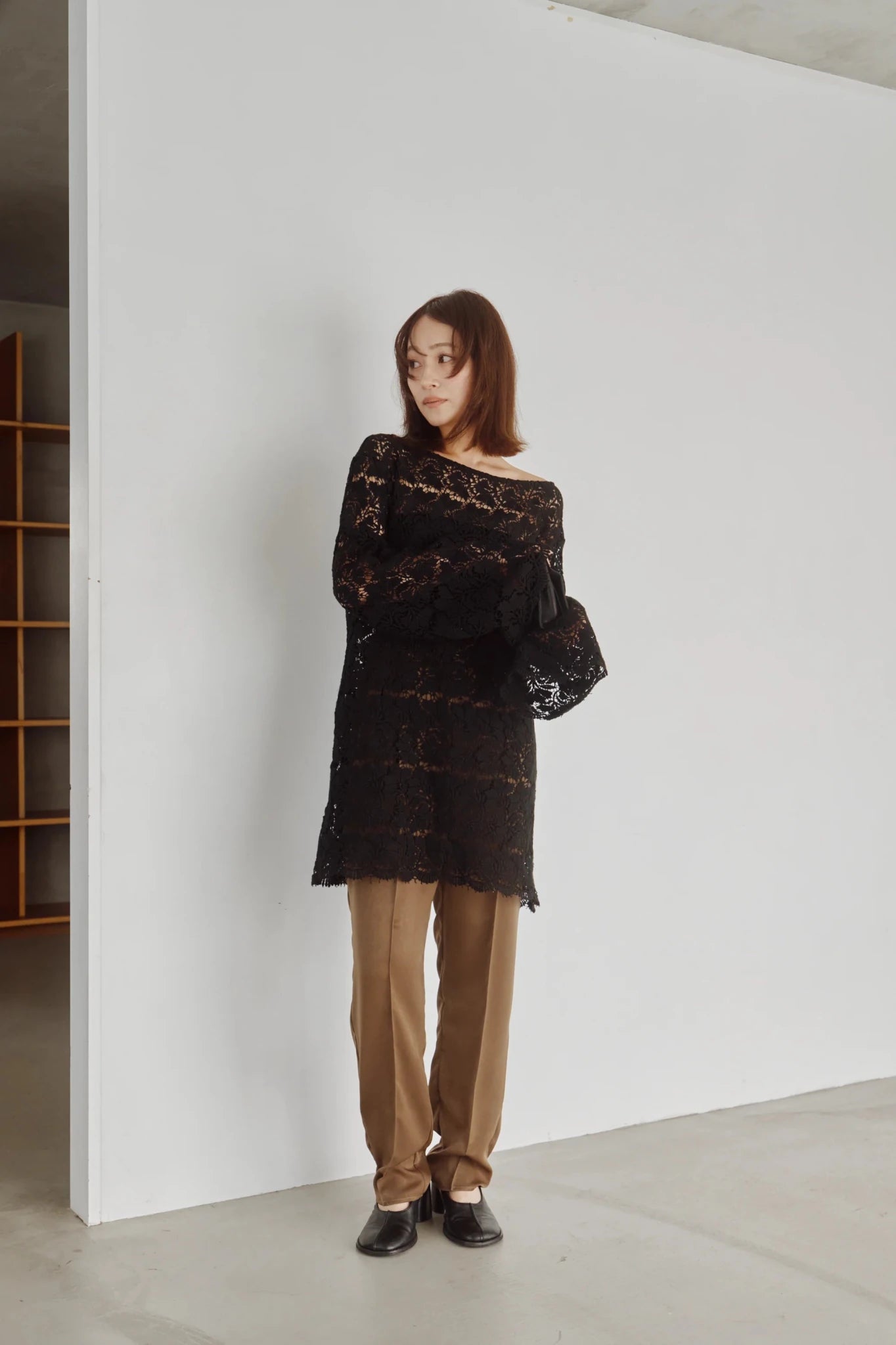 【Hella 2026 FALLWINTER COLLECTION】Scalloped Lace Top - Champdelarose