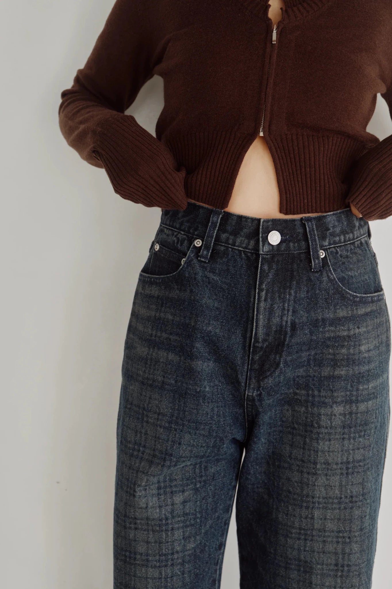 【Hella 2026 FALLWINTER COLLECTION】Shadow Check Denim - Champdelarose