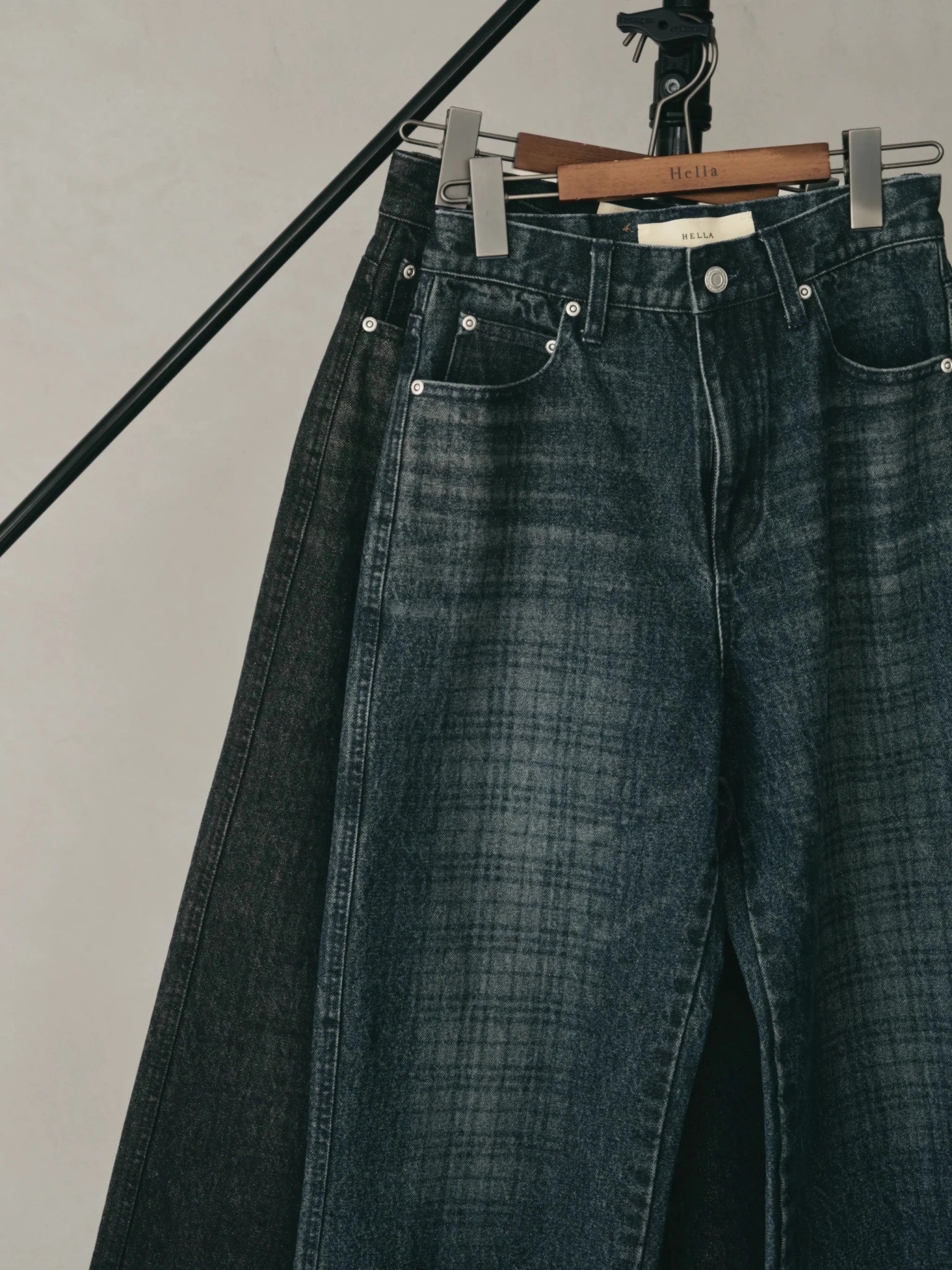 【Hella 2026 FALLWINTER COLLECTION】Shadow Check Denim - Champdelarose