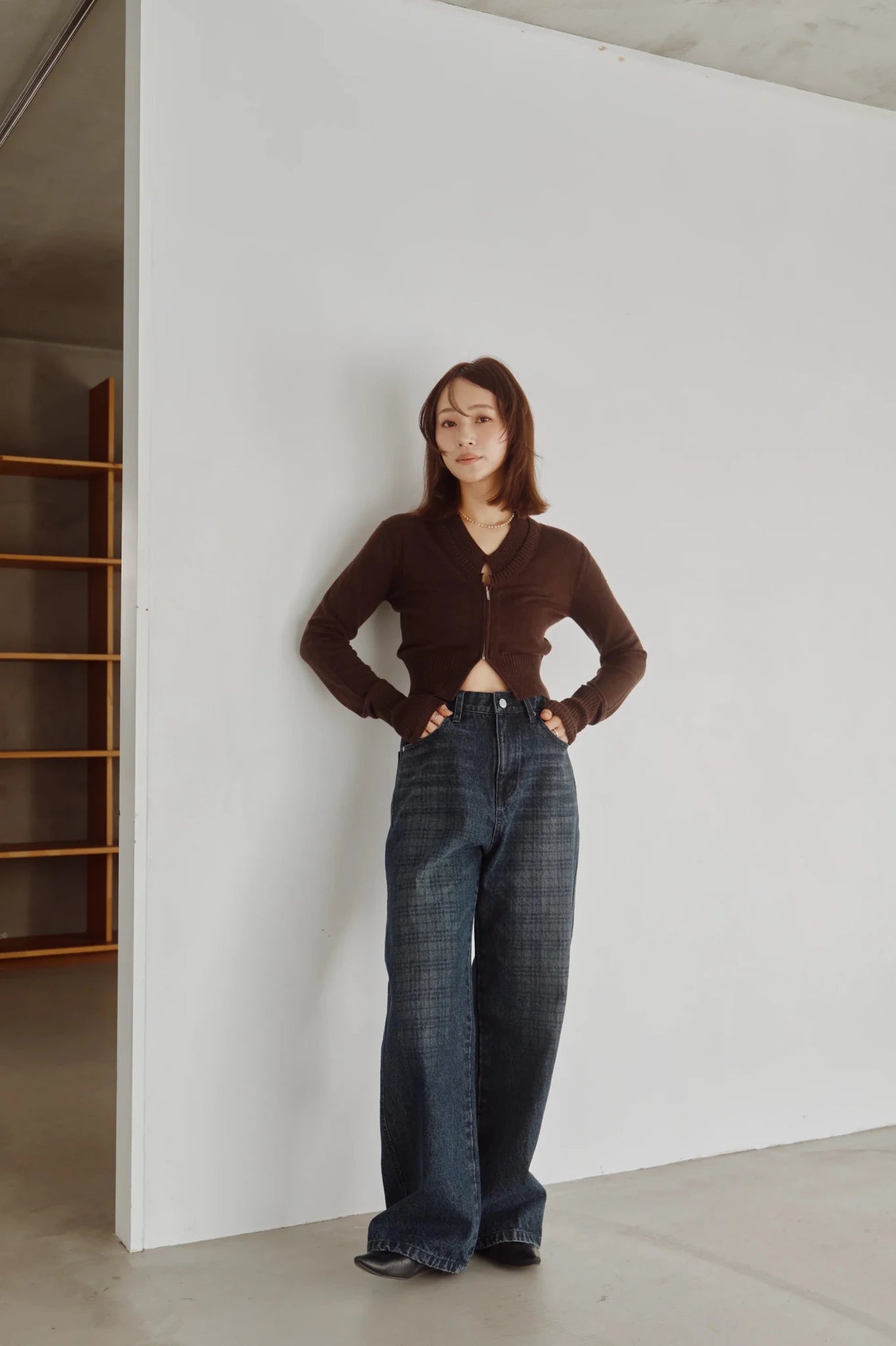 【Hella 2026 FALLWINTER COLLECTION】Shadow Check Denim - Champdelarose