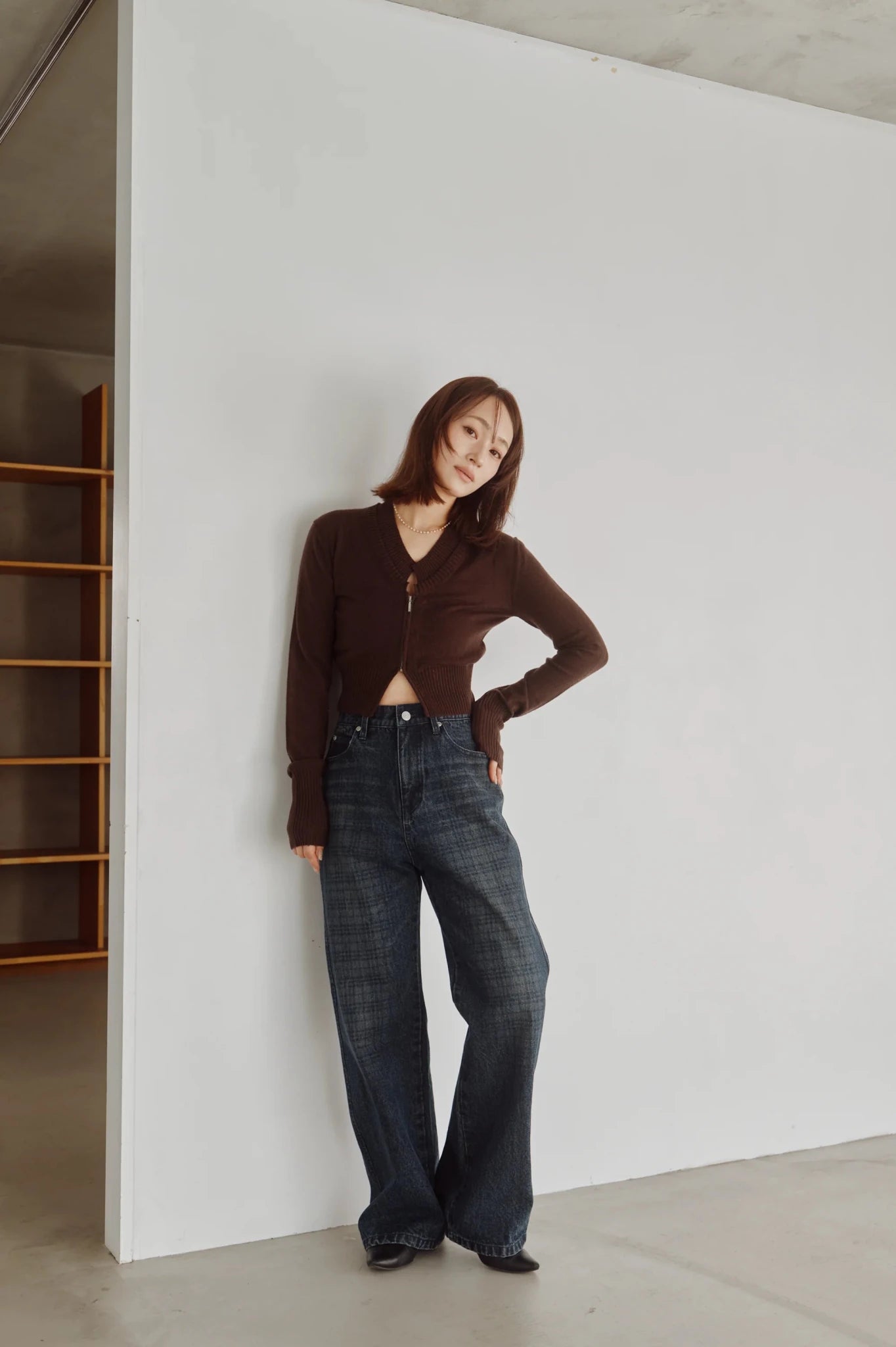 【Hella 2026 FALLWINTER COLLECTION】Shadow Check Denim - Champdelarose