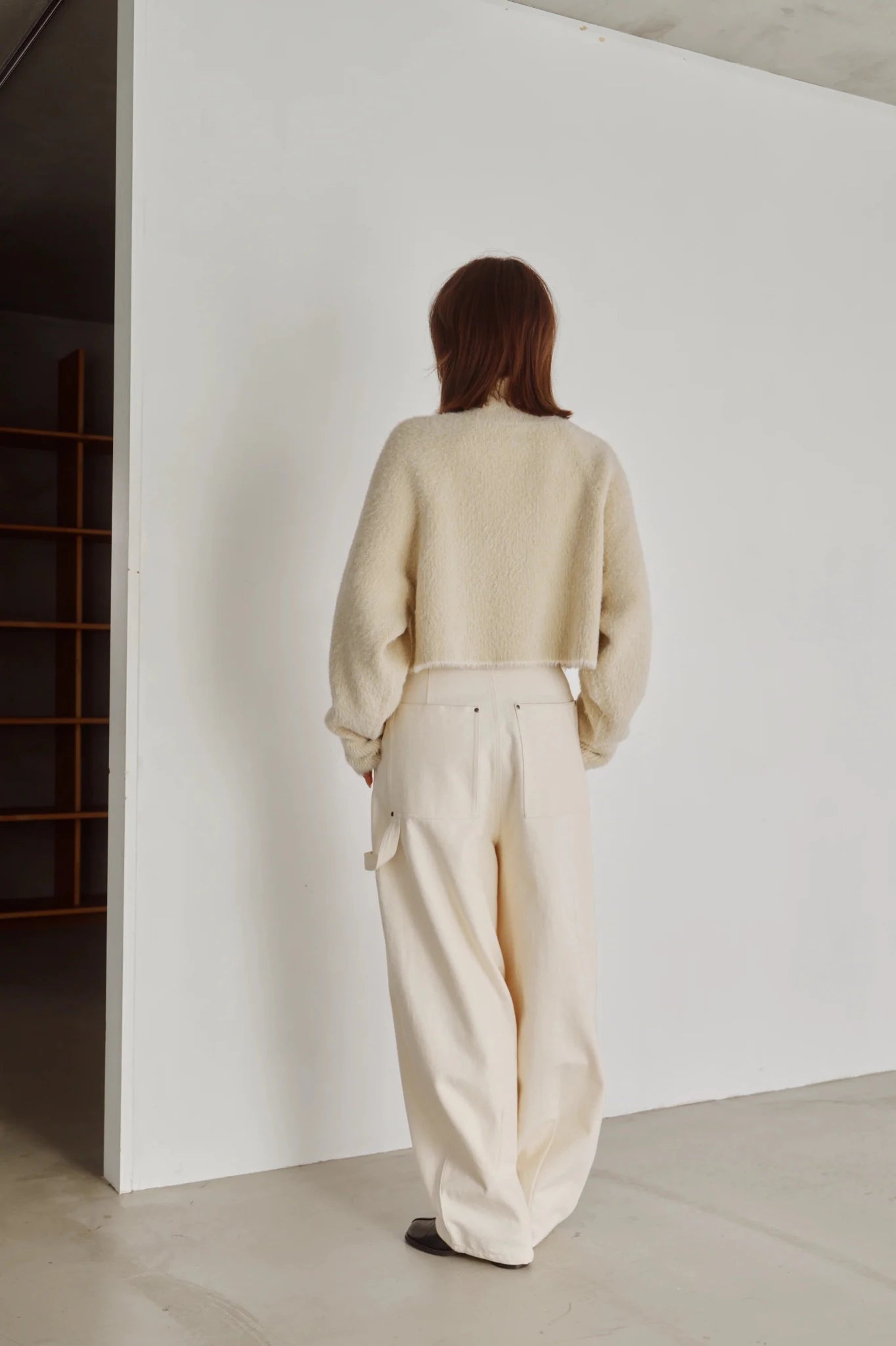 【Hella 2026 FALLWINTER COLLECTION】Shaggy High Neck Knit Top - Champdelarose