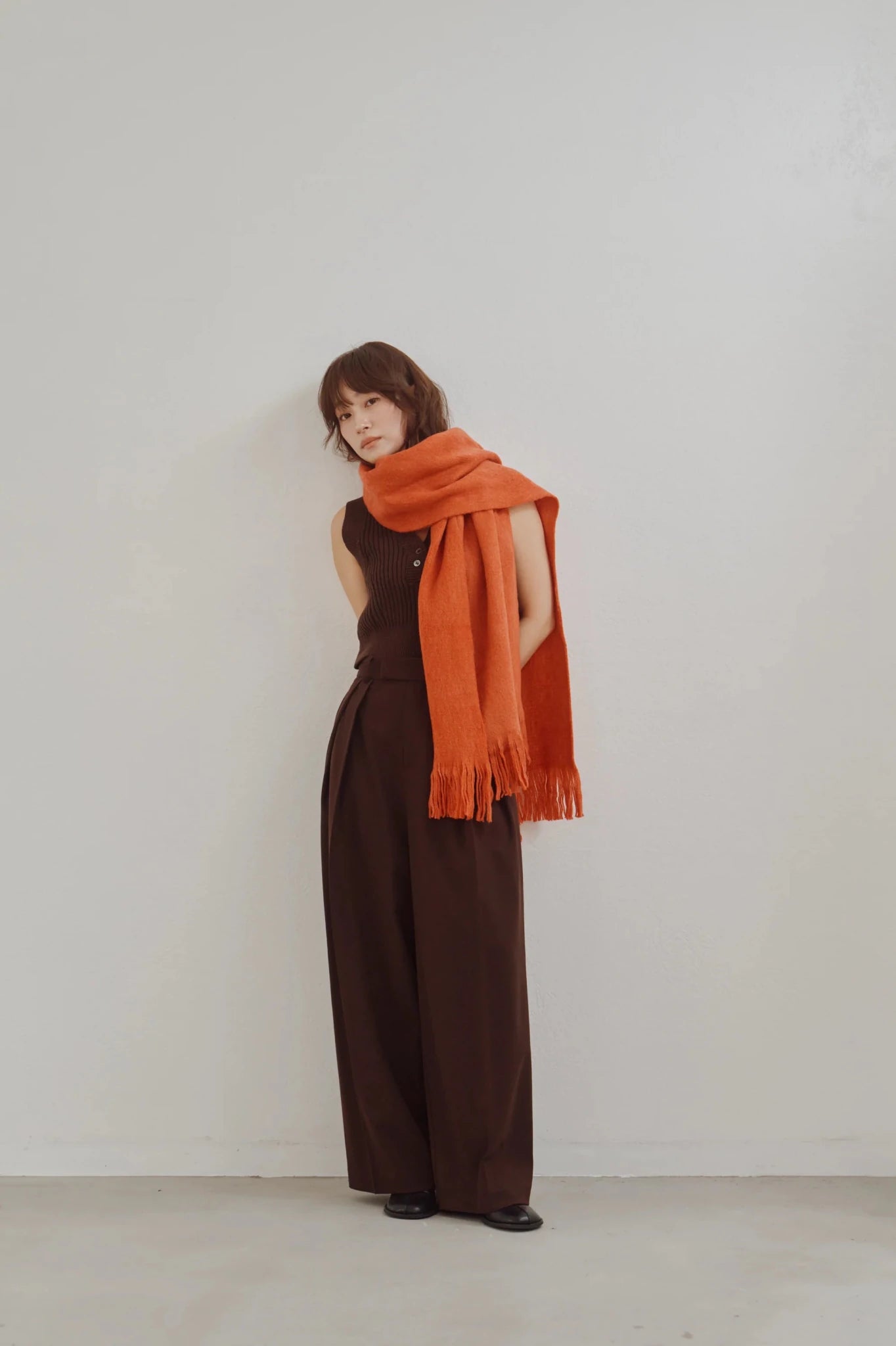 【Hella 2026 FALLWINTER COLLECTION】Shaggy Stole - Champdelarose