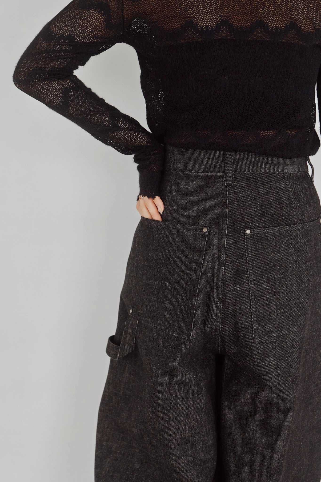 【Hella 2026 FALLWINTER COLLECTION】Tuck Cocoon Denim - Champdelarose