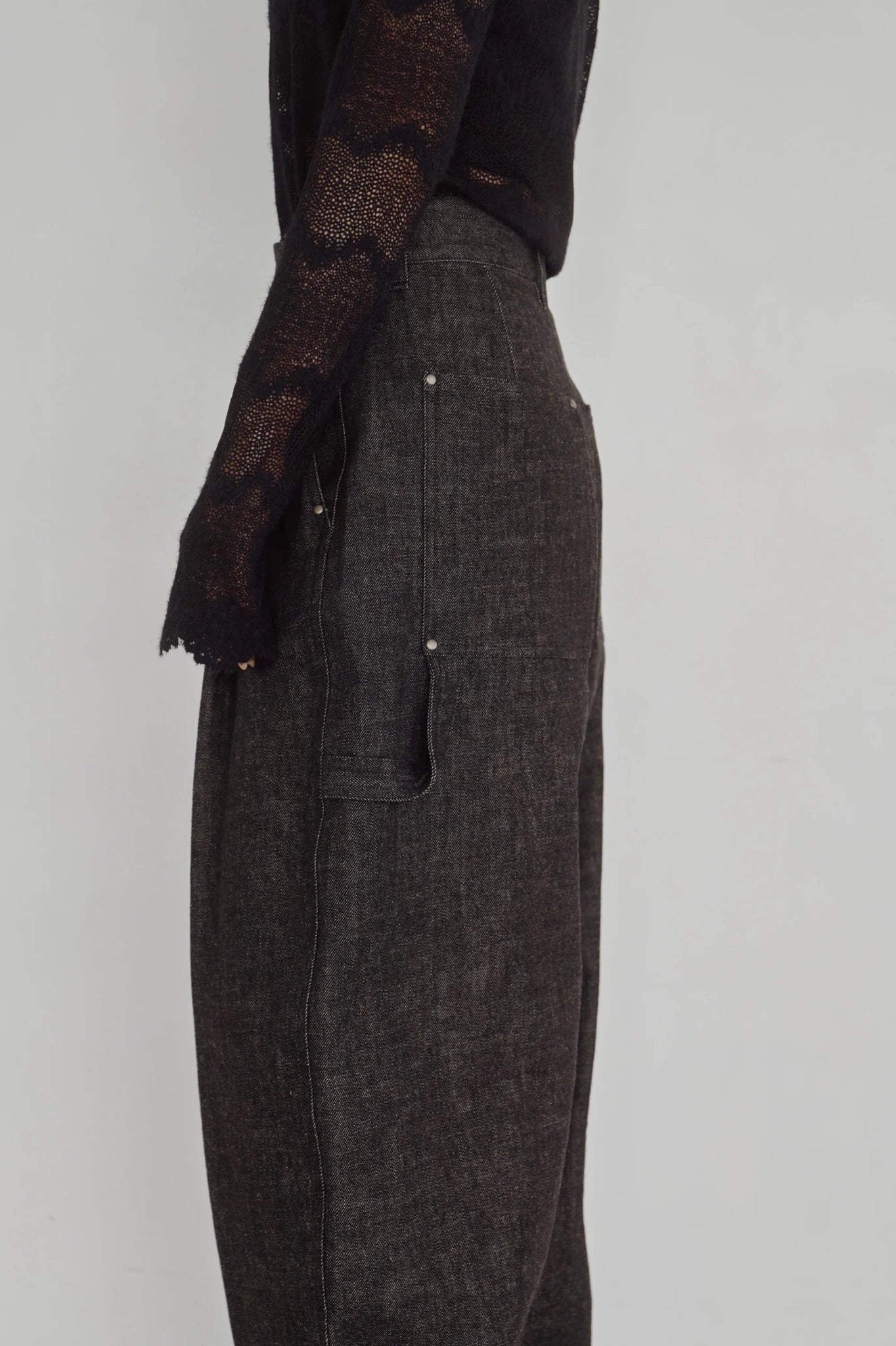 【Hella 2026 FALLWINTER COLLECTION】Tuck Cocoon Denim - Champdelarose