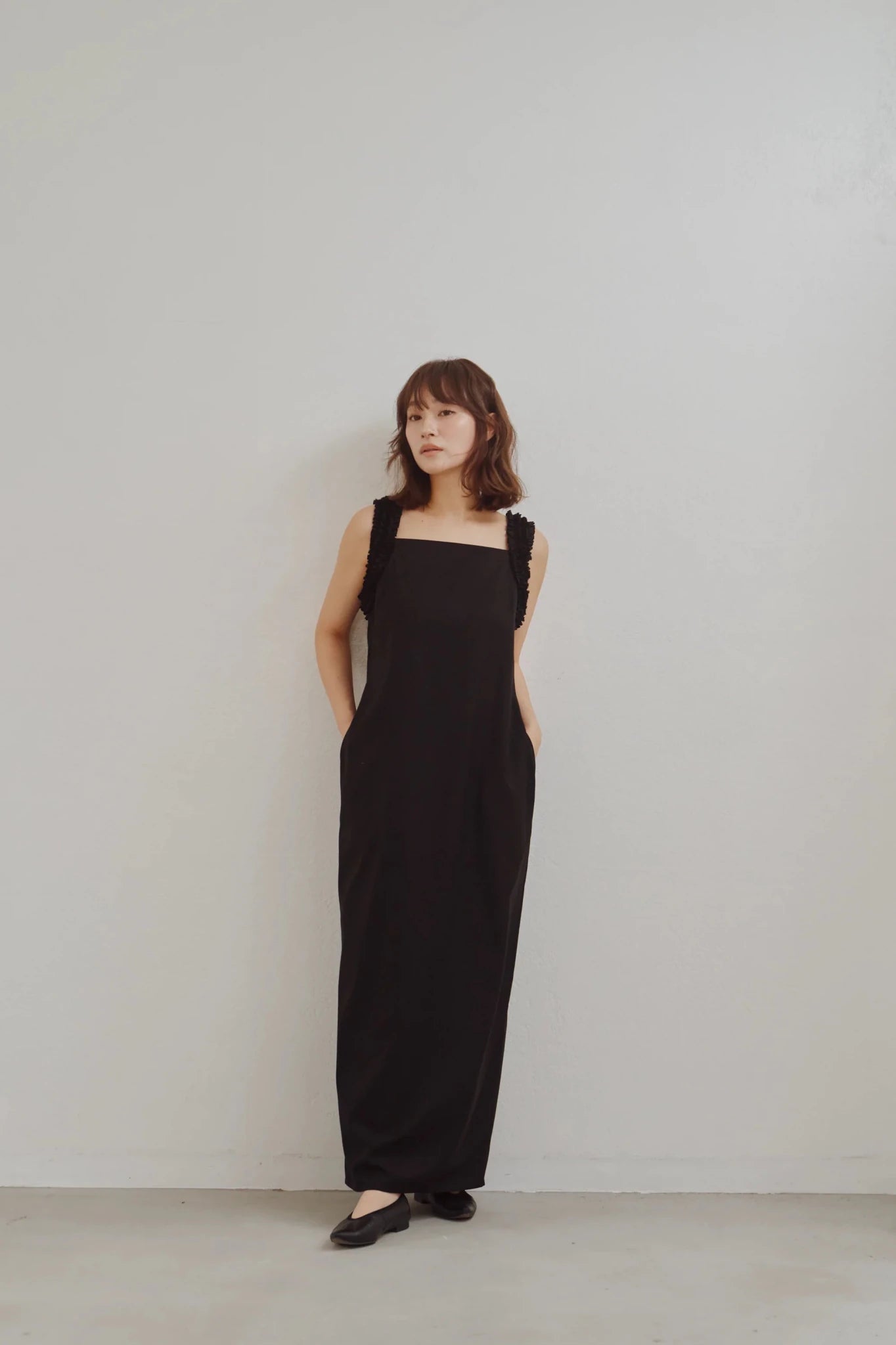 【Hella 2026 FALLWINTER COLLECTION】Tweed Frill Column Dress - Champdelarose