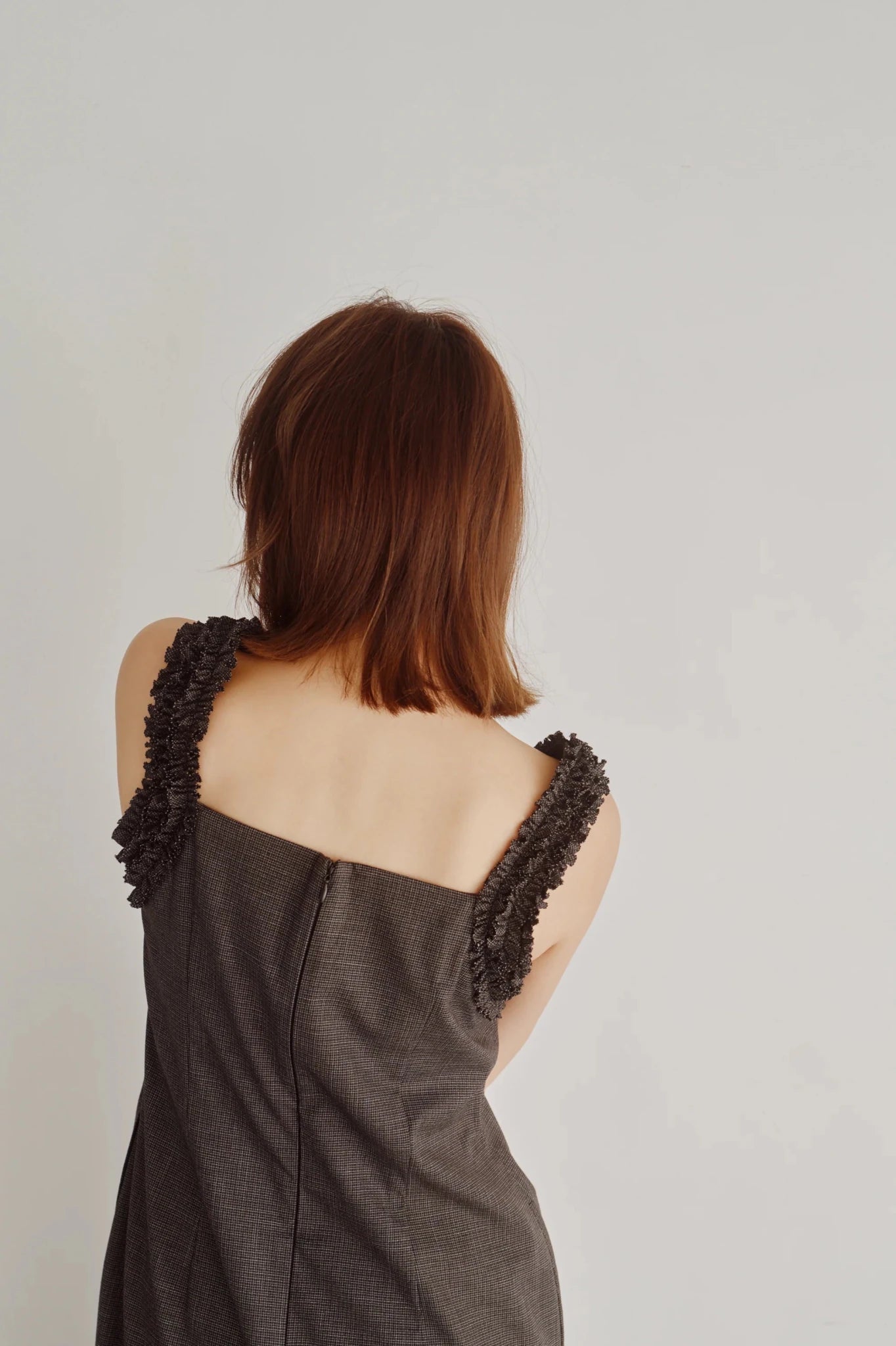 【Hella 2026 FALLWINTER COLLECTION】Tweed Frill Column Dress - Champdelarose