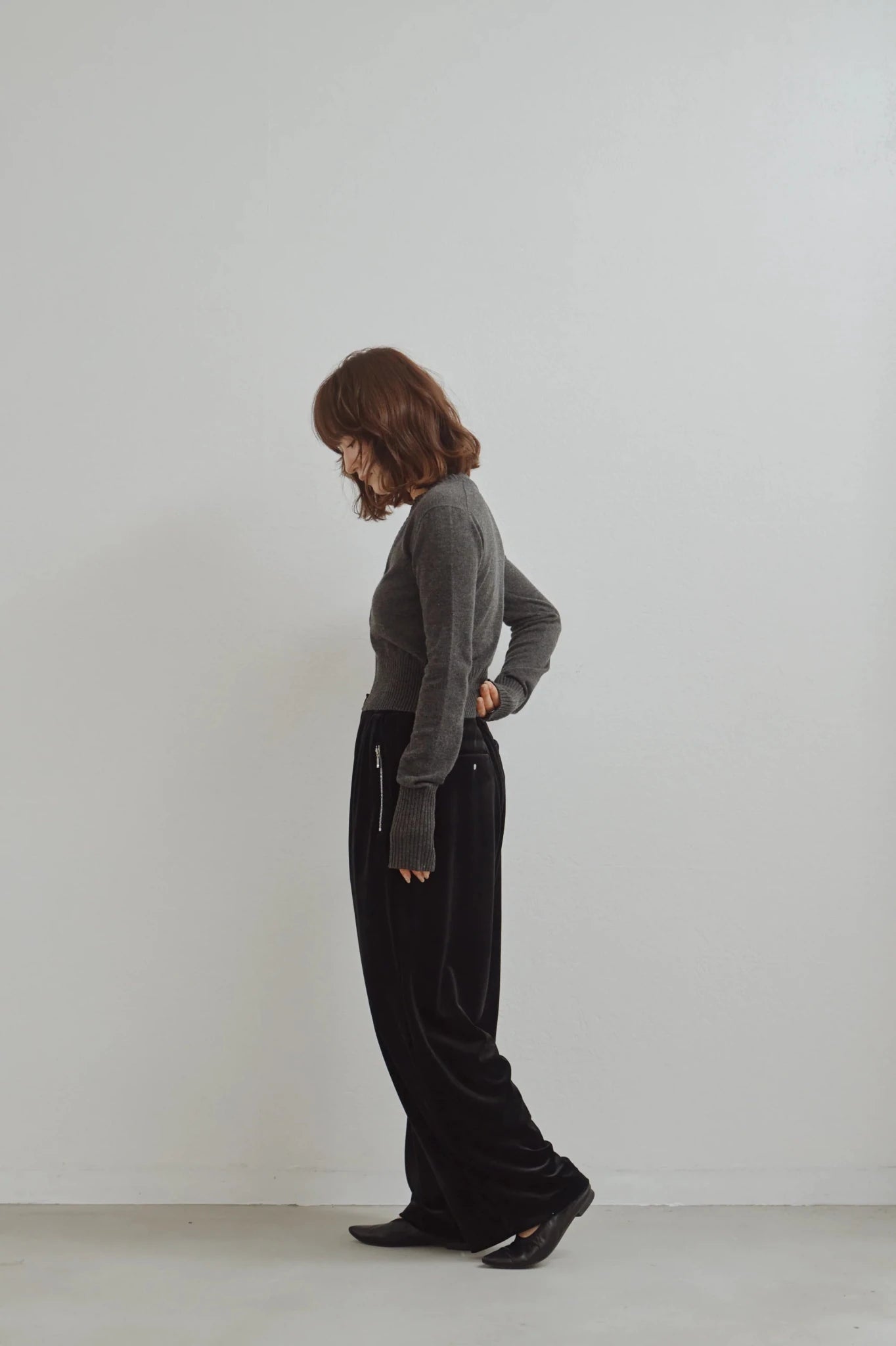 【Hella 2026 FALLWINTER COLLECTION】Velour Cocoon Pants - Champdelarose