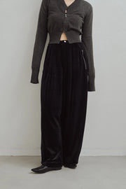 【Hella 2026 FALLWINTER COLLECTION】Velour Cocoon Pants - Champdelarose