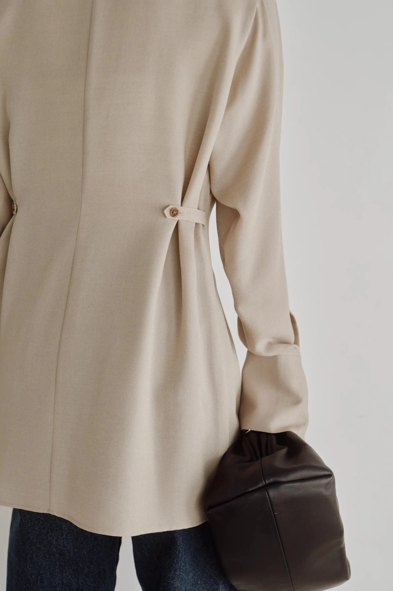 【Hella 2026 FALLWINTER COLLECTION】Viyella Waist Shape Shirt - Champdelarose
