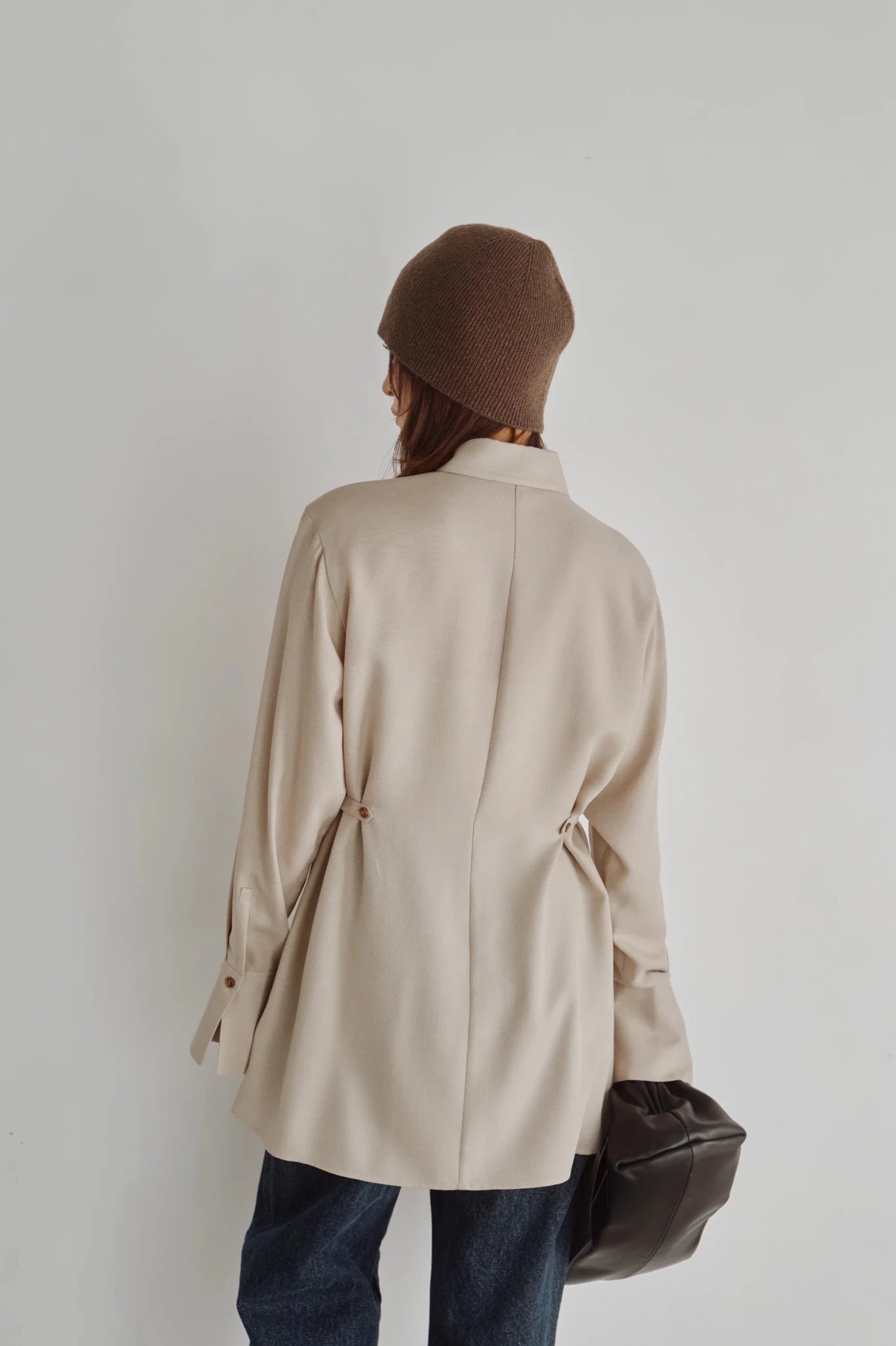 【Hella 2026 FALLWINTER COLLECTION】Viyella Waist Shape Shirt - Champdelarose