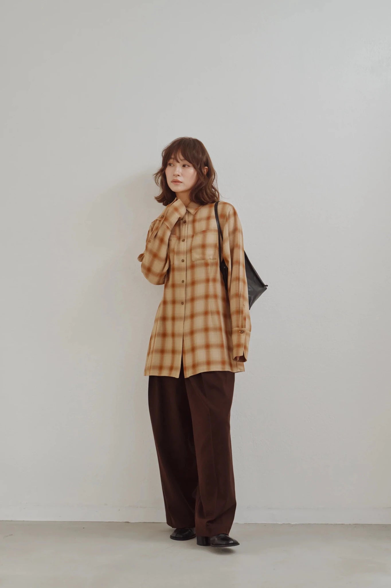 【Hella 2026 FALLWINTER COLLECTION】Viyella Waist Shape Shirt - Champdelarose