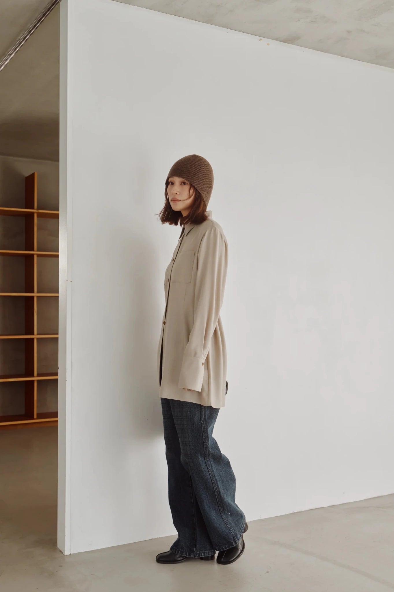 【Hella 2026 FALLWINTER COLLECTION】Viyella Waist Shape Shirt - Champdelarose