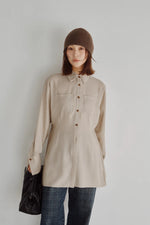 【Hella 2026 FALLWINTER COLLECTION】Viyella Waist Shape Shirt - Champdelarose