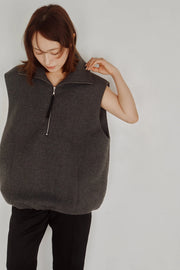 【Hella 2026 FALLWINTER COLLECTION】Wool High Neck Vest - Champdelarose