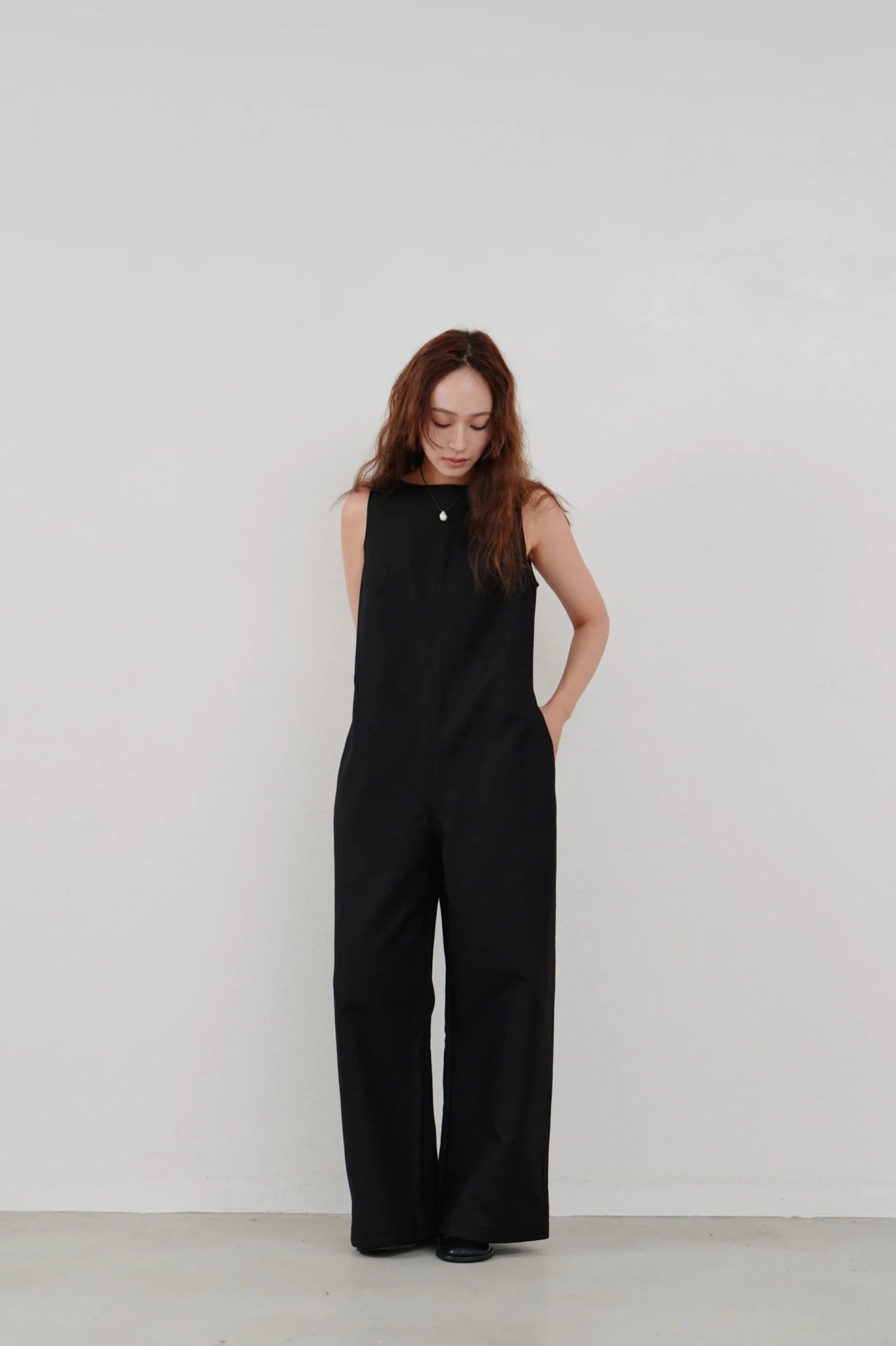 【Hella 2026 SPRING/SUMMER】back open cotton overall - Champdelarose